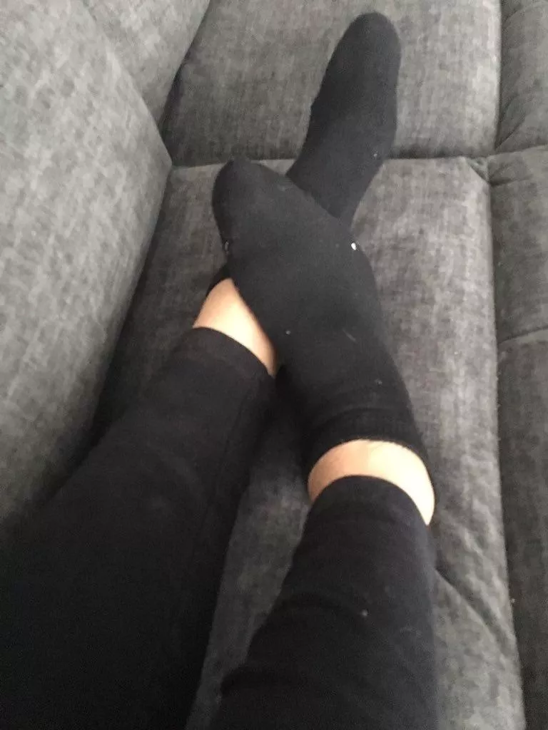 Do you like simple black socks? 🤍 posted by sofia-lopez-fetish