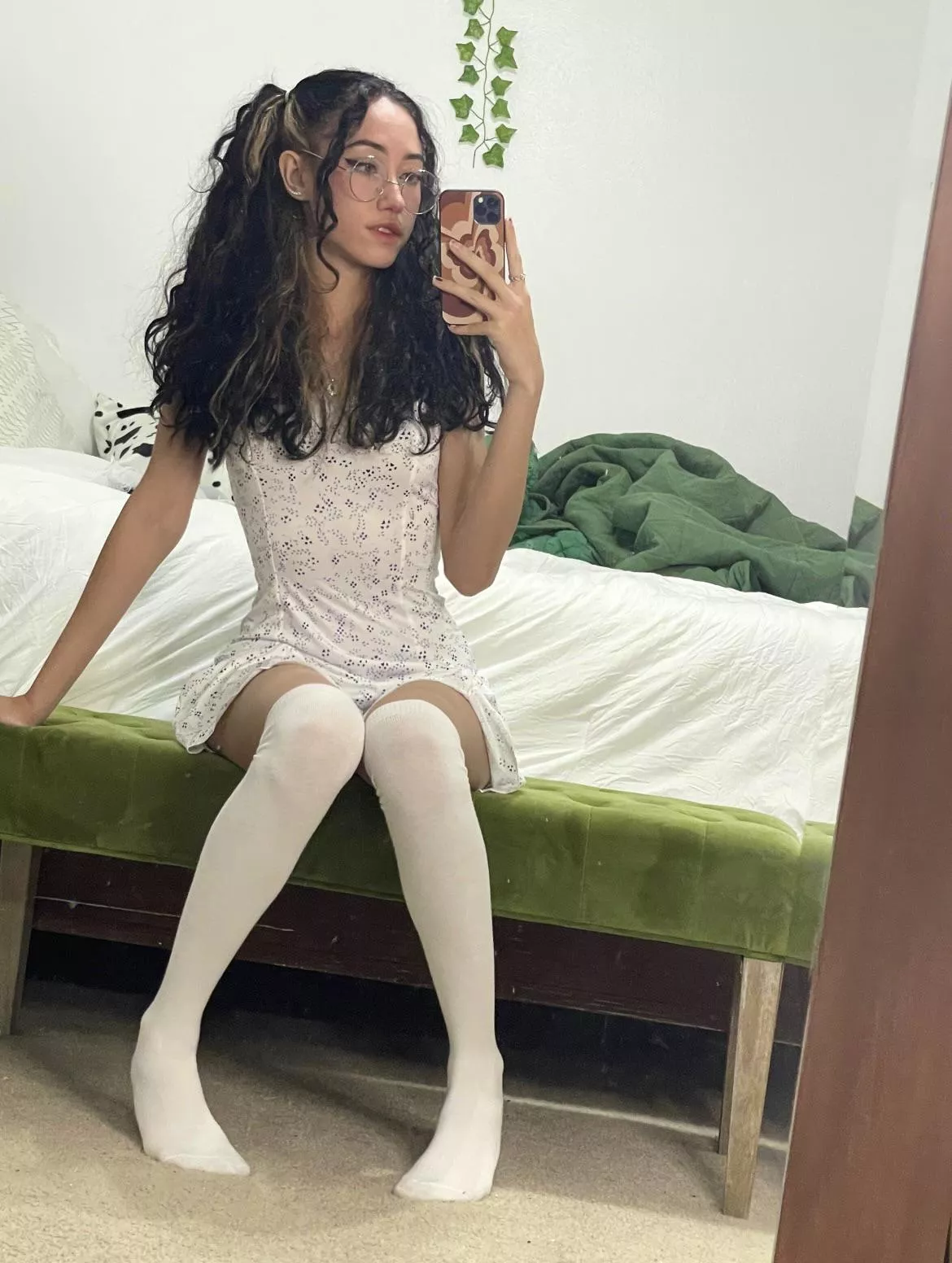 do you like thighhighs & glasses? posted by Miabellerina