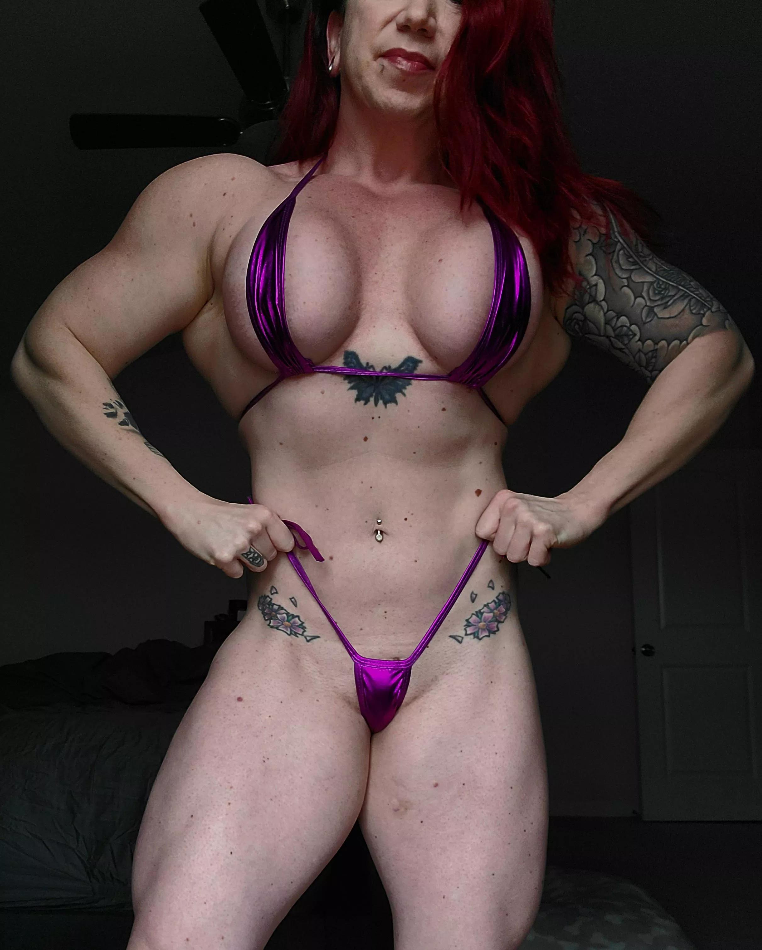 Do you love my little purple bikini as much as I do 😈 posted by Feeling-Ad-3894