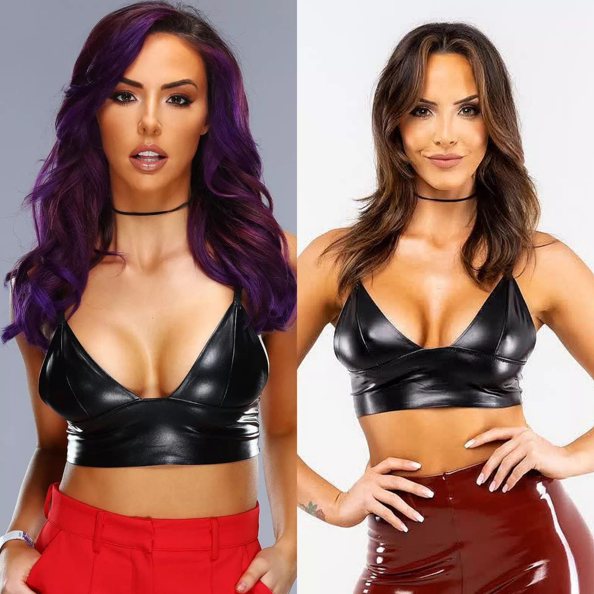 Do you prefer the old or new look? - Peyton Royce , I personally think her tits and face look better before posted by Status-Loss-91