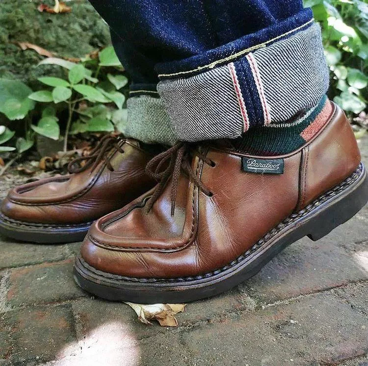 Does anyone know a brand that has shoes like this, but less expensive than the Paraboot? posted by NihilBaxter00