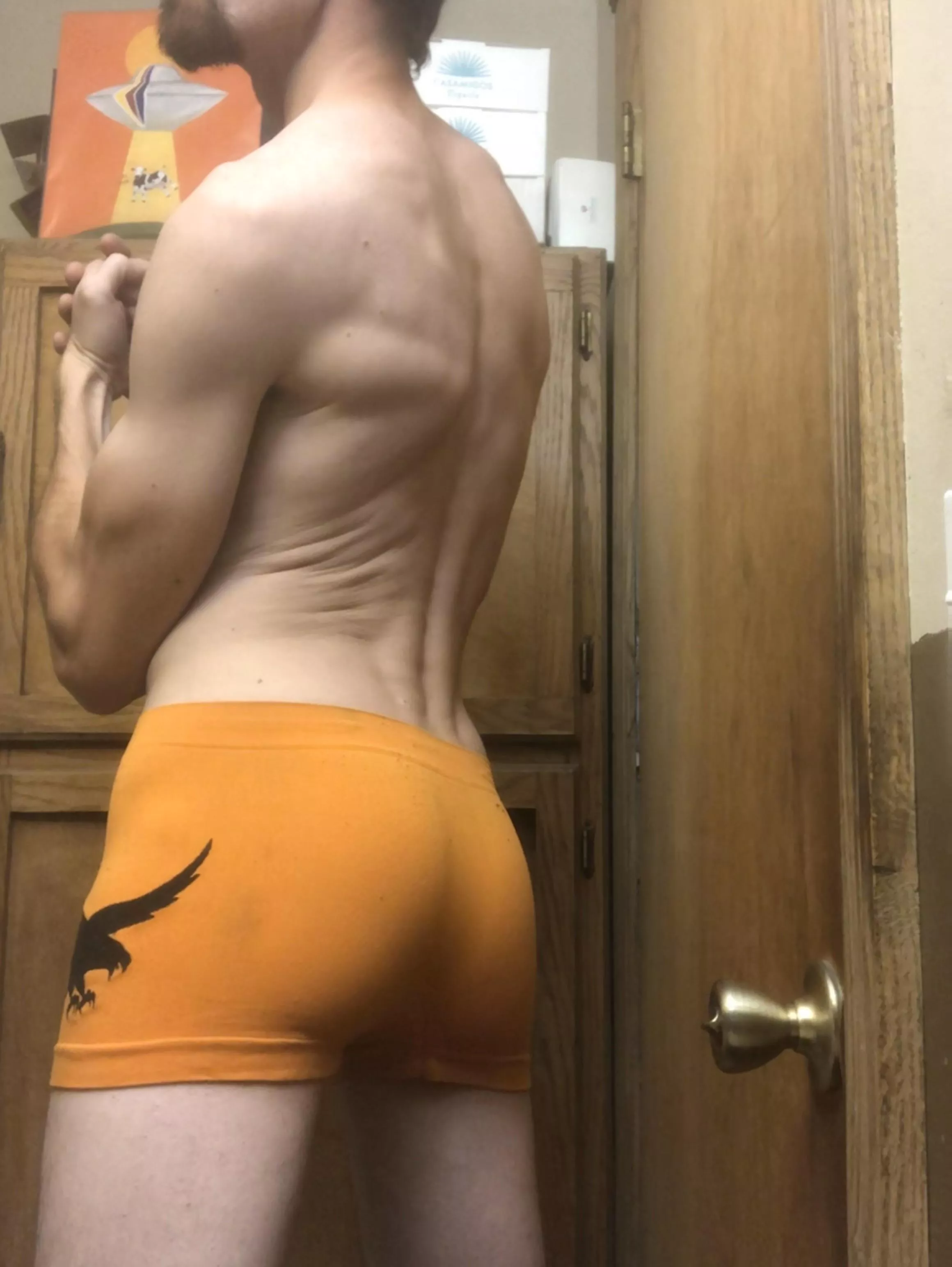 Does anyone wanna see me take the orange spandex off? ðŸ˜œ posted by RodPowers69