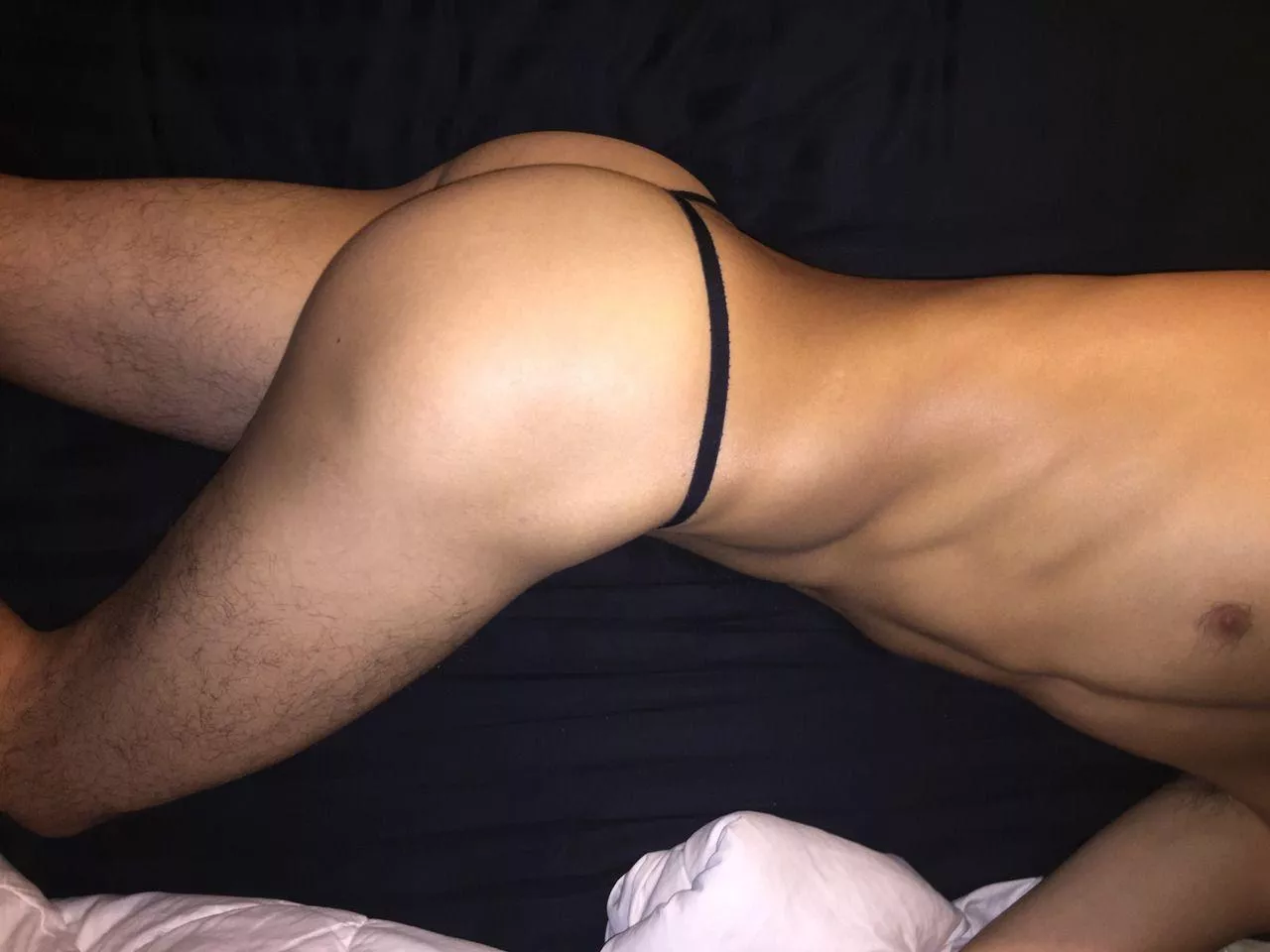 Does my butt look cute in a g-string? posted by jockbootyboi