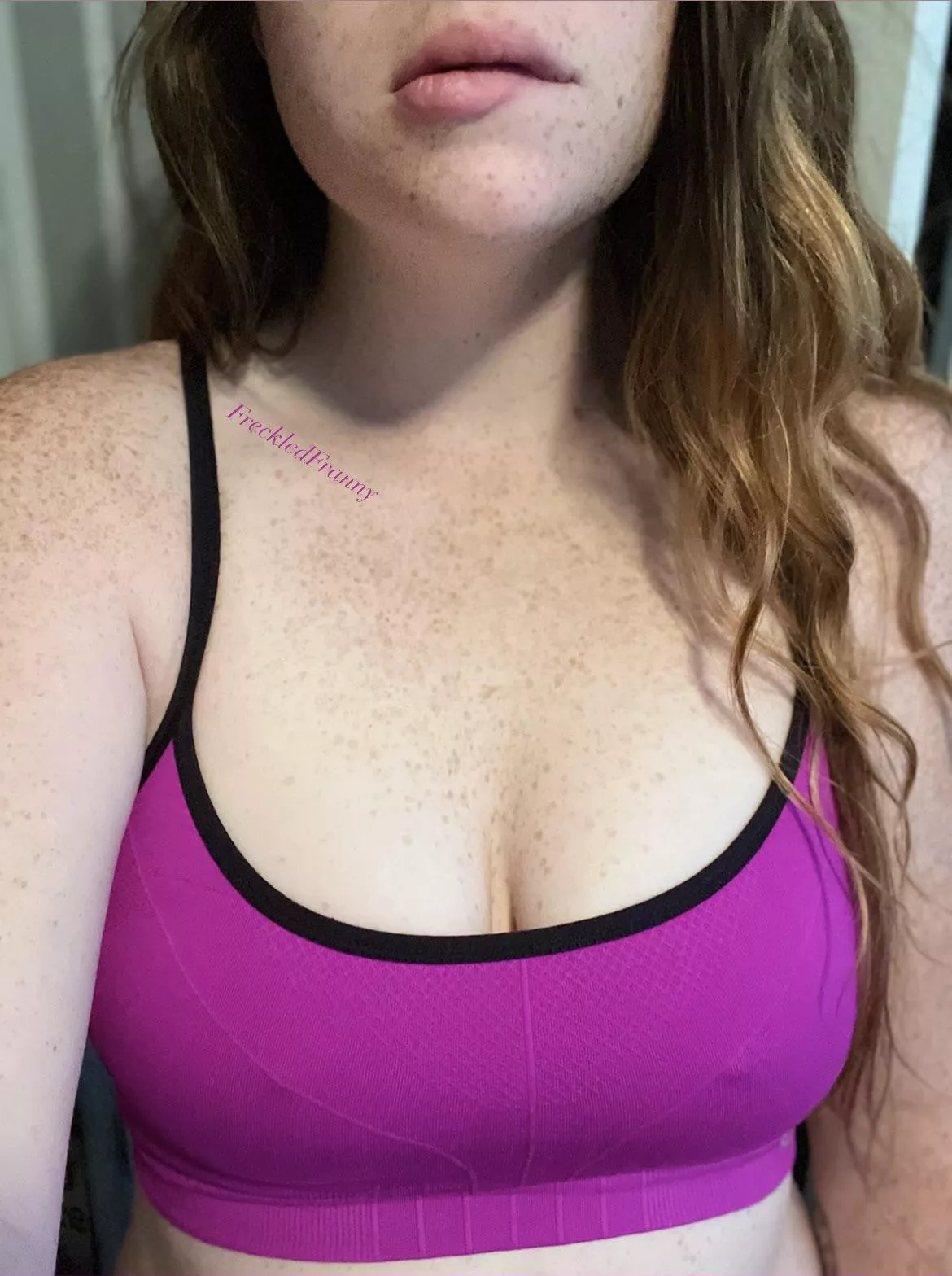 Does my fav sports bra look good on me? posted by FreckledFranny