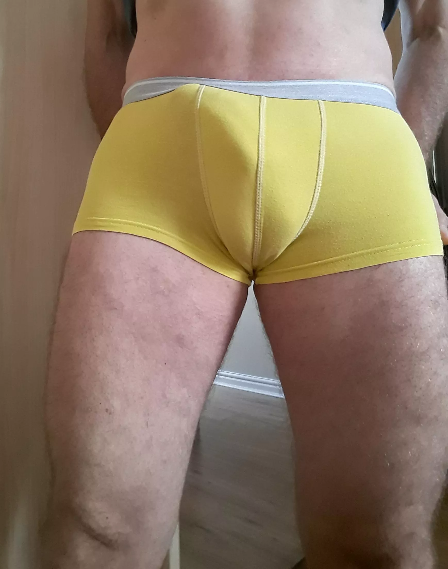 Does yellow show off my cock better ðŸ˜ˆðŸ˜˜ðŸ† posted by biass4u2F