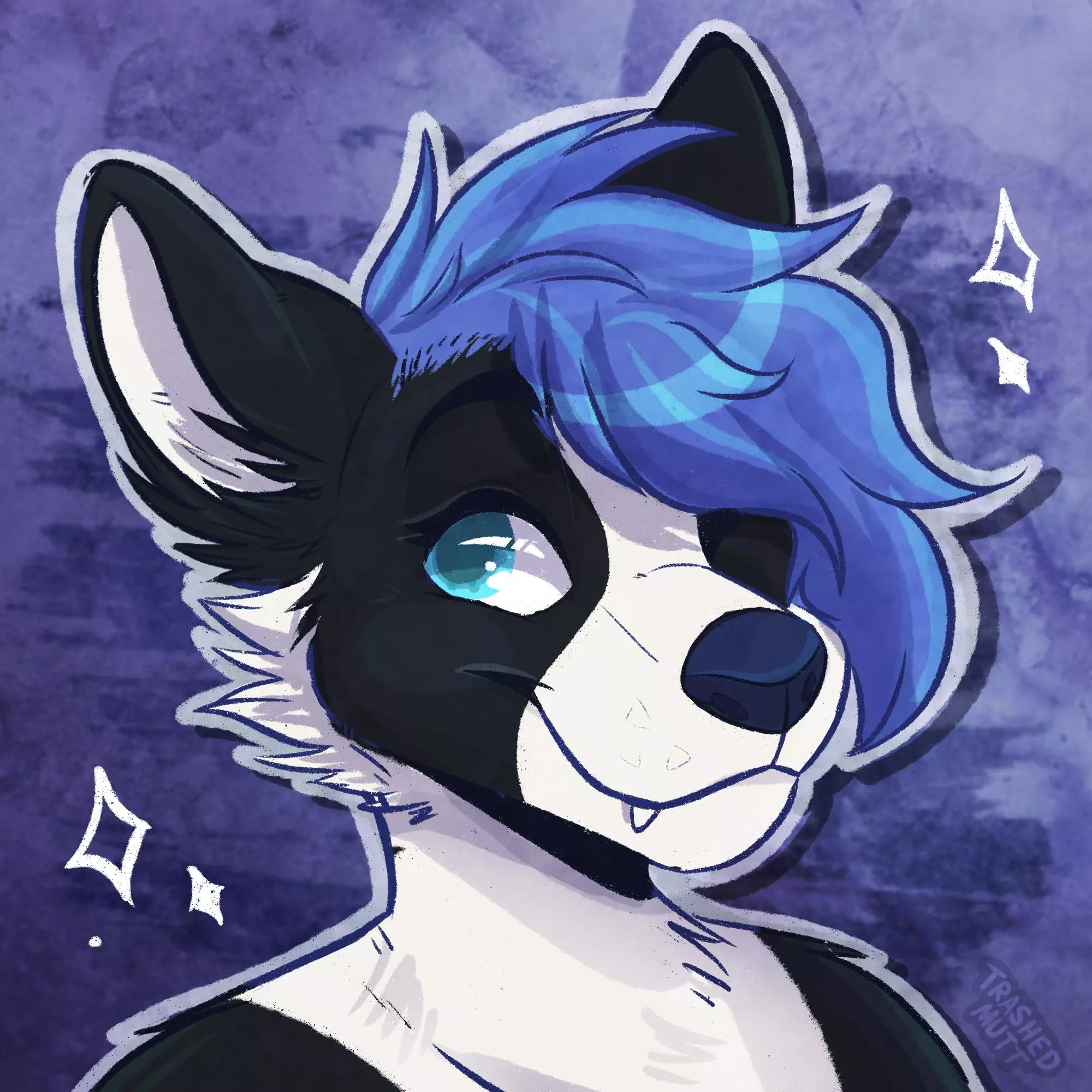 Dog Girl 🐶✨ (art by me - trashedmutt on twitter) posted by trash-mutt