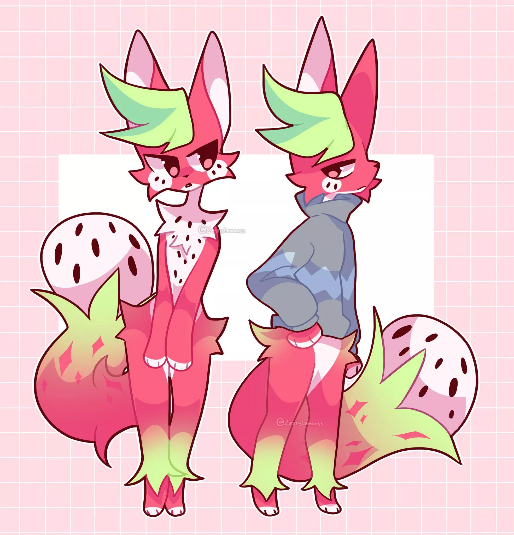 dragonfruit! [ art by me - @zestylemonss on twitter ] posted by Iazuli