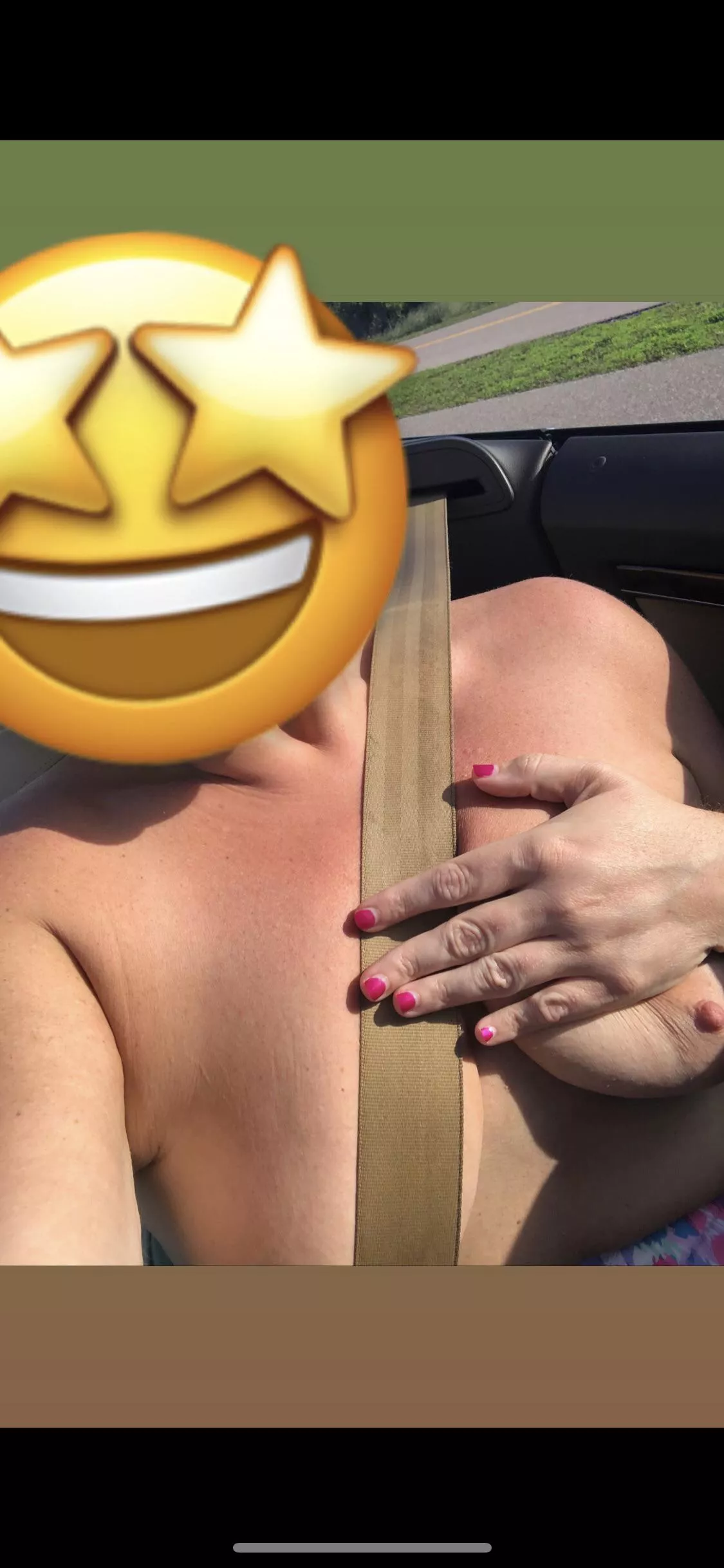 Driving around topless in my convertible posted by Bostonbbw