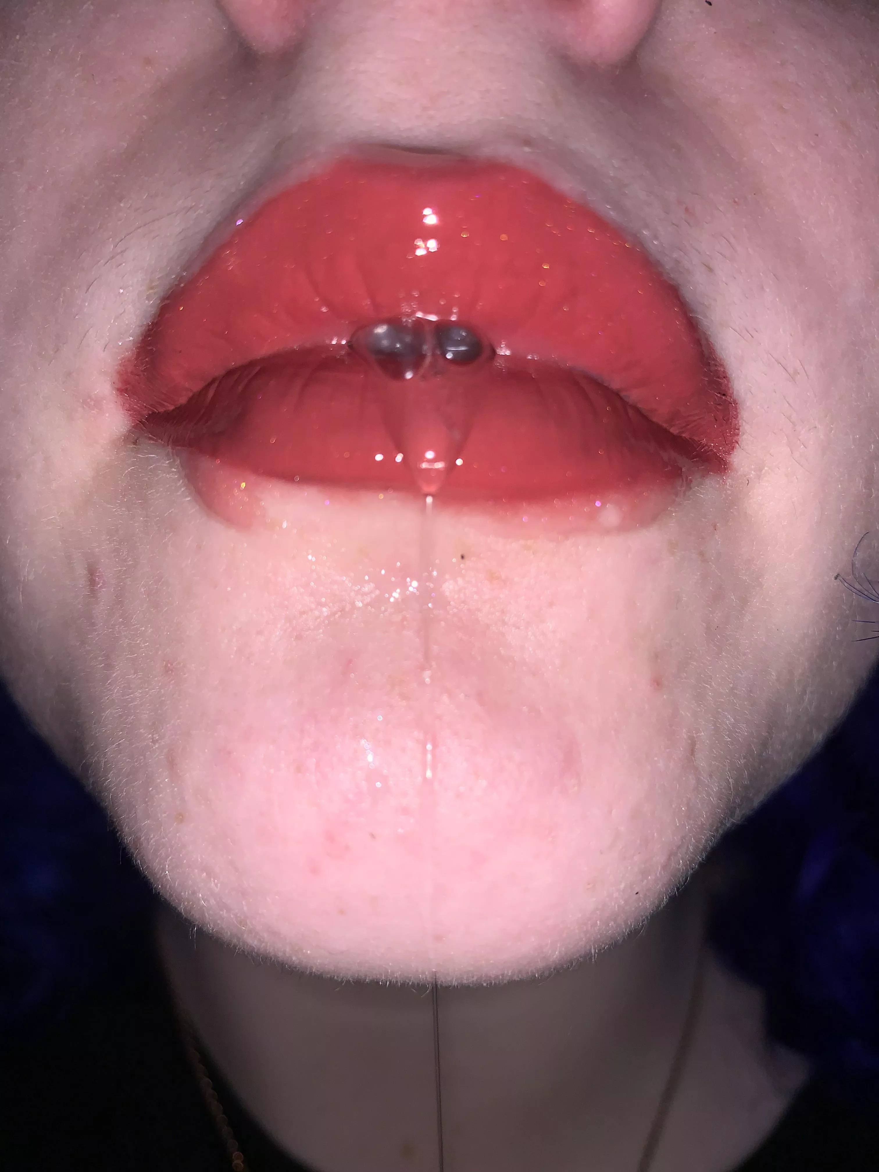 Drool and lip gloss posted by silkycherry