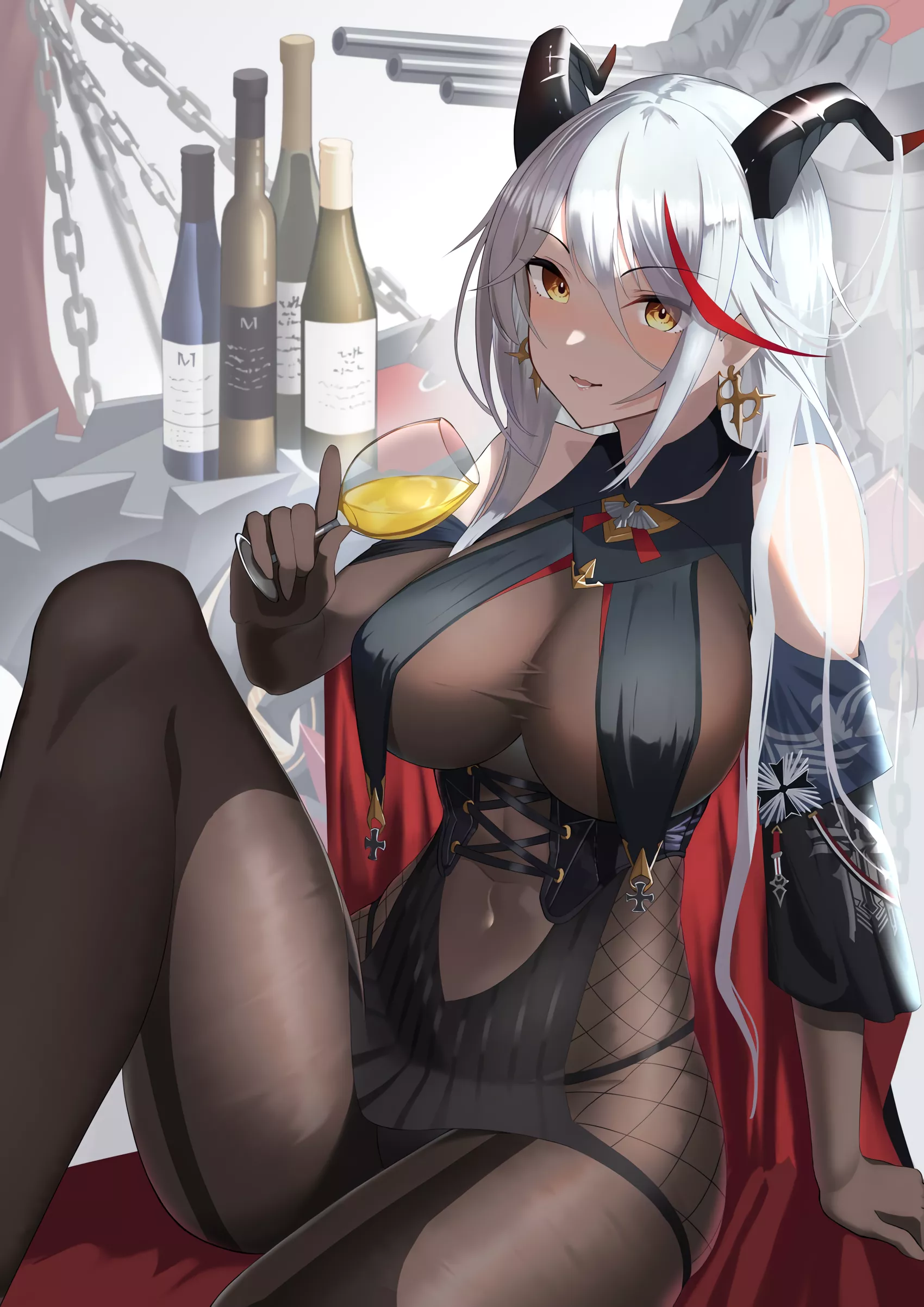 Drunk Aegir (はいめーかー) [Azur Lane] posted by elegantloveglimmer