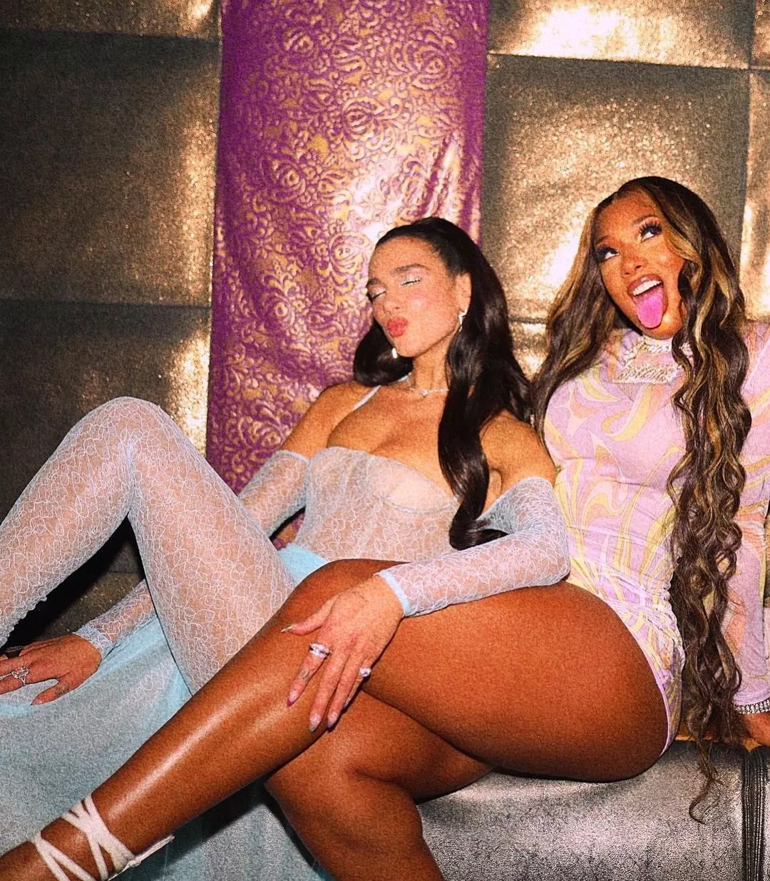 Dua Lipa & Megan Thee Stallion posted by NEAL1905