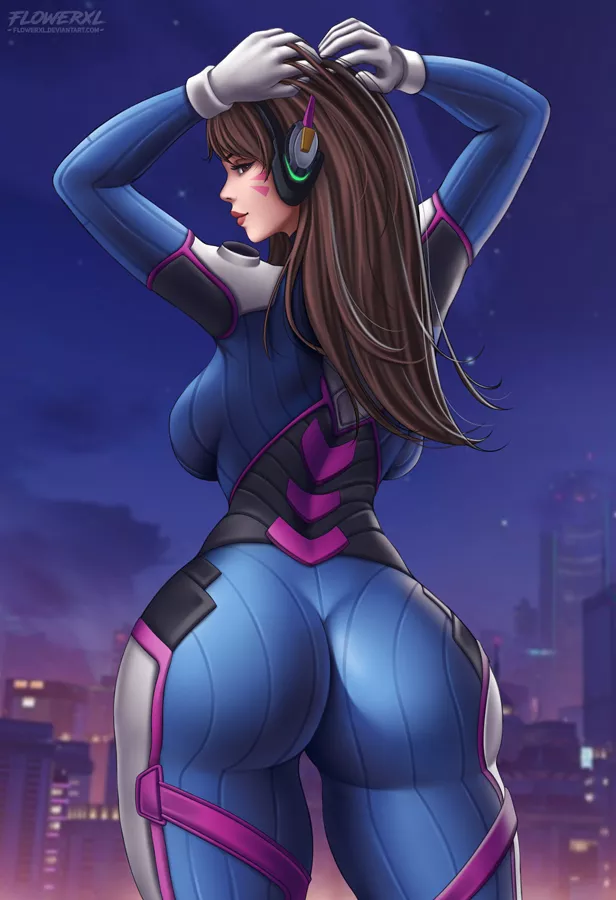 D.va Booty (FlowerXL) [Overwatch] posted by dezel91