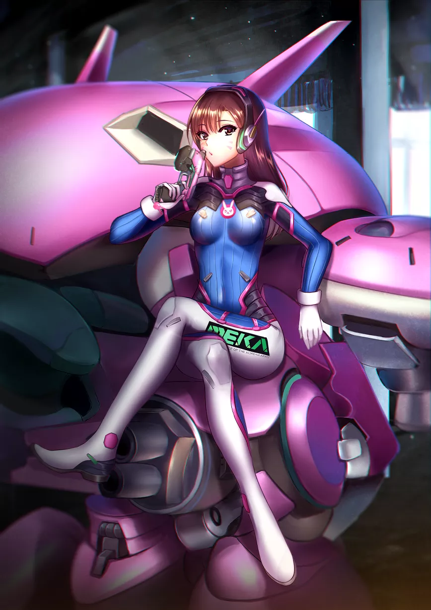 D.va In Her Garage (Meaomao) [Overwatch] posted by sequence_string