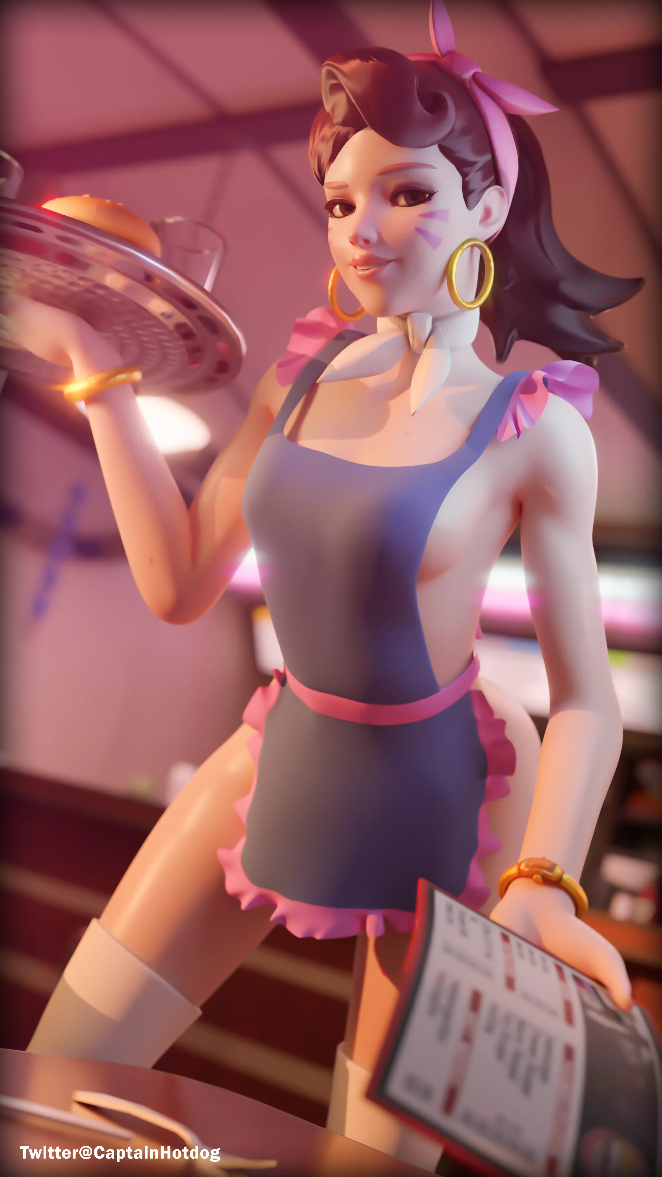 Dva waitress (Captain Hotdog) posted by Captain_H0tdog