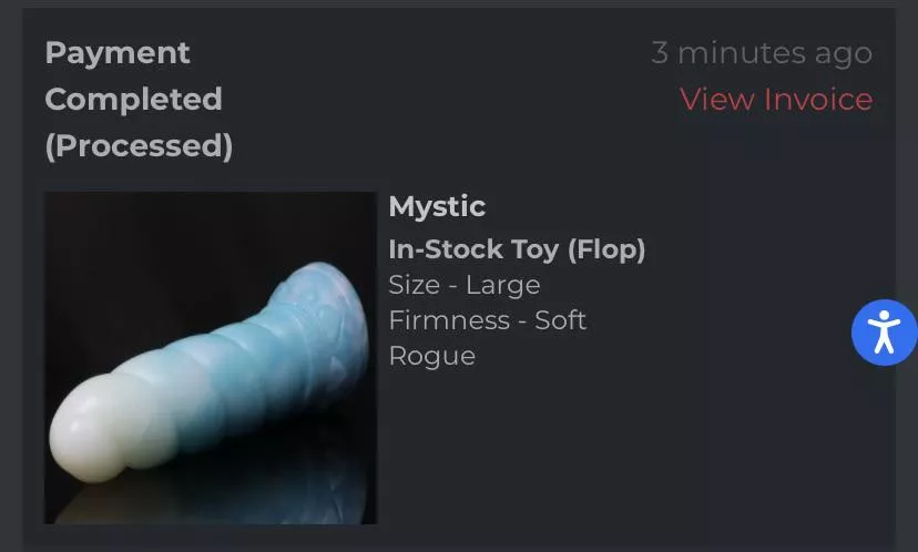 Eeekkkk! I’ve been dying to try a large mystic and got myself a beautiful flop one reminds me of blue skies 😍✨💙 posted by livimason434