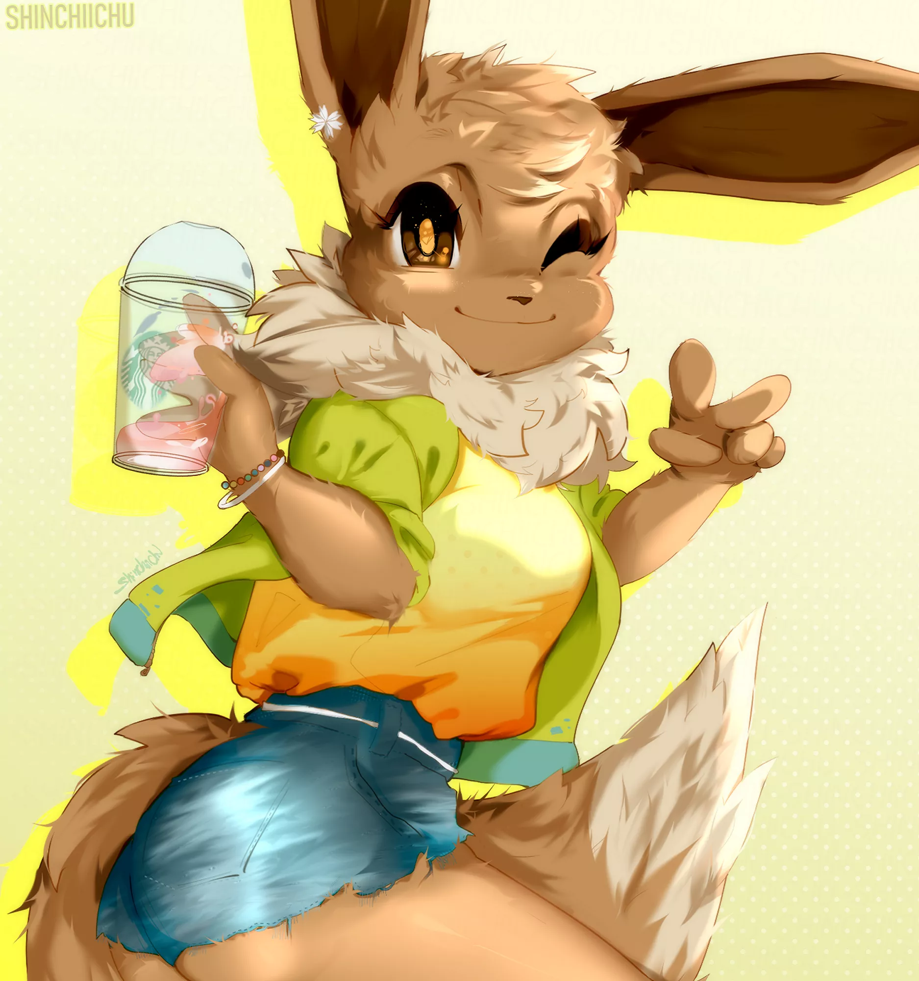 Eevee goes to your college! [Art by me, Shinchiichu] posted by Shinchiichu