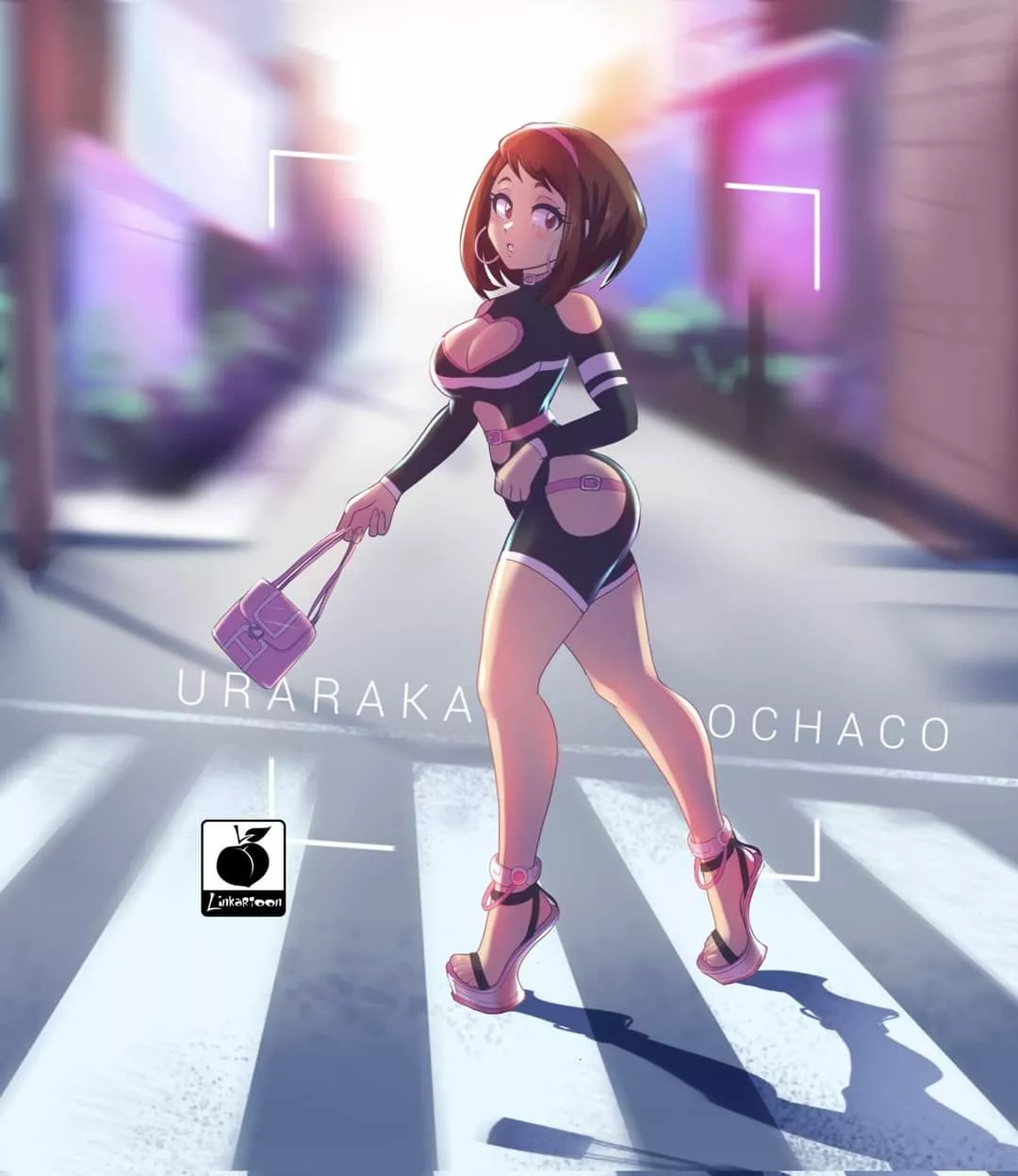 Elegantly Sexy Uraraka by Linkartoon posted by lAmCreepingDeath