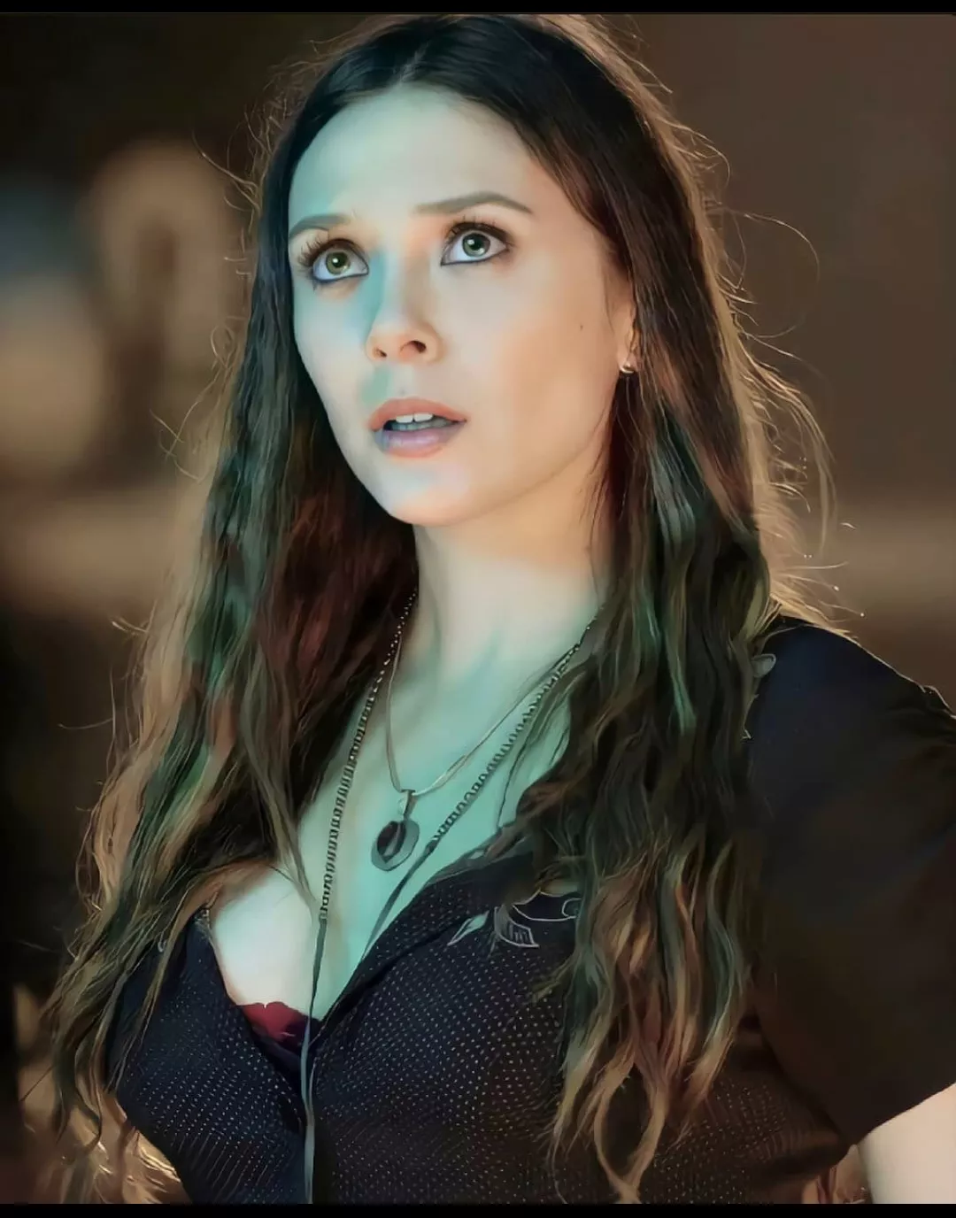 Elizabeth Olsen would get facefucked silly posted by steverenford666