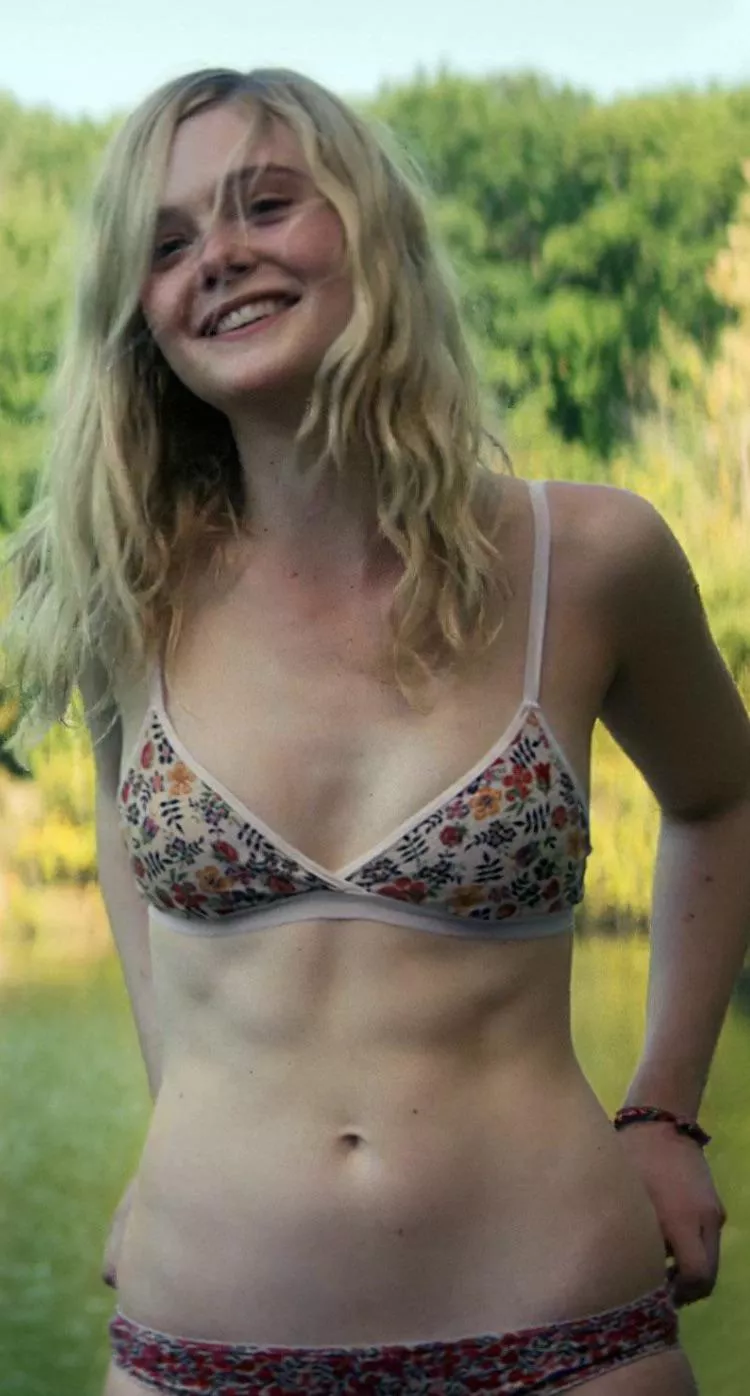 Elle Fanning’s abs need to be coated, preferably with a bud posted by bananaman660