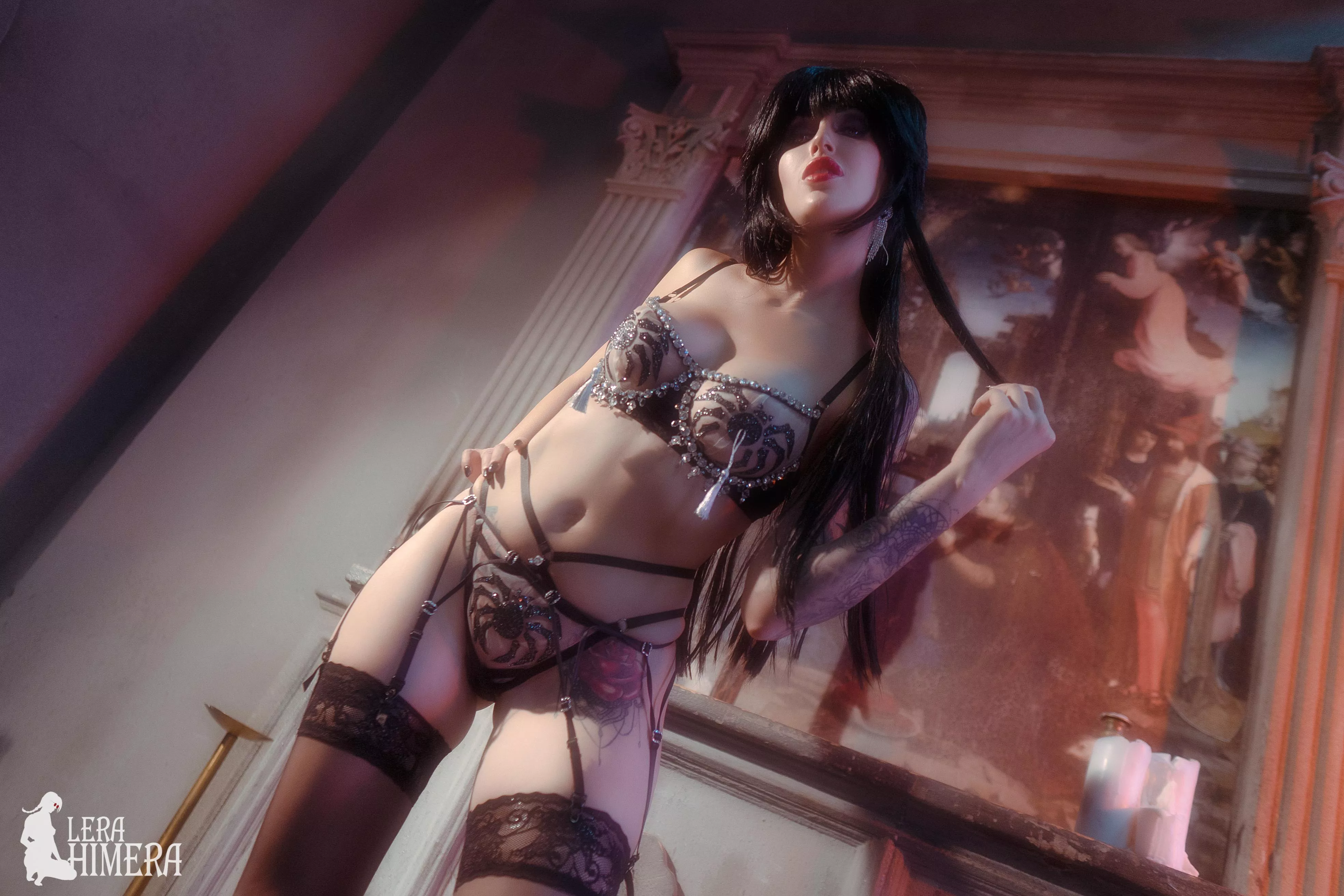 Elvira Mistress of the Dark Cosplay by Lera Himera posted by valeryhimera