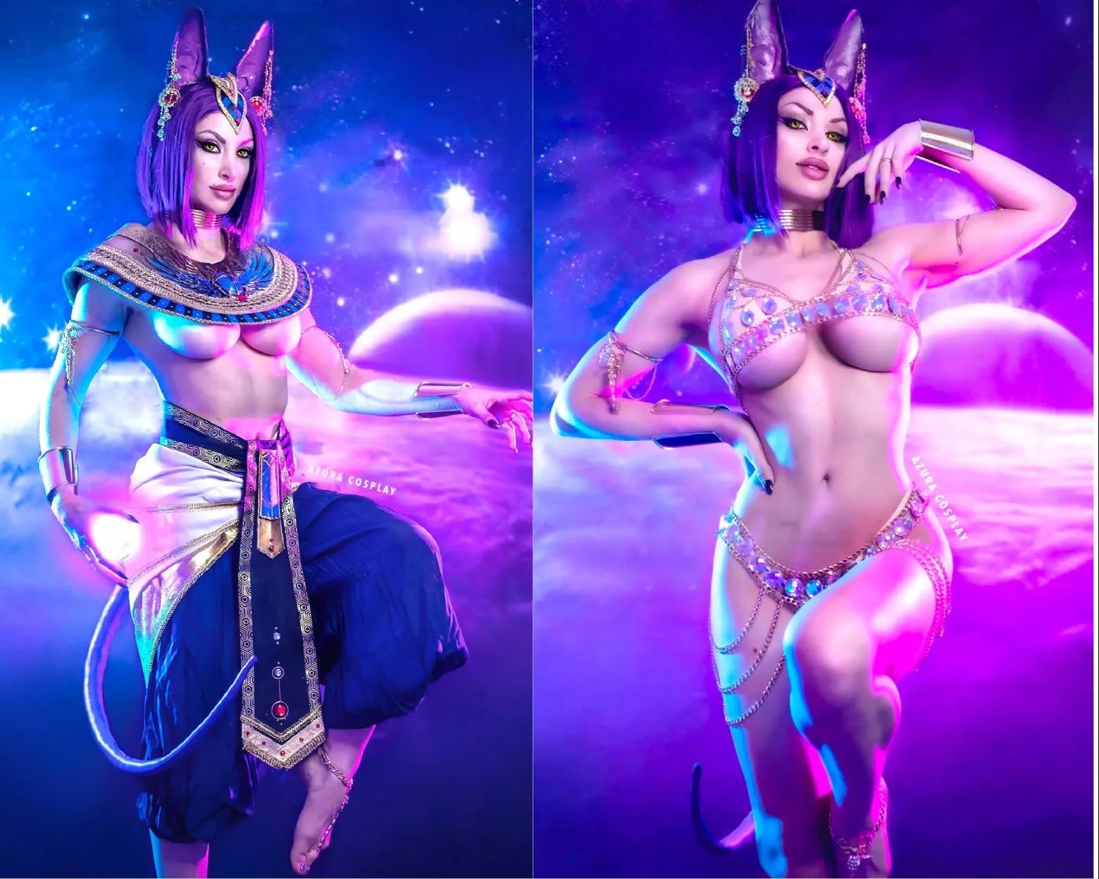 Embellished Lord Beerus from DBZ cosplay vs Lewds (AzuraCosplay) posted by azuracosplay