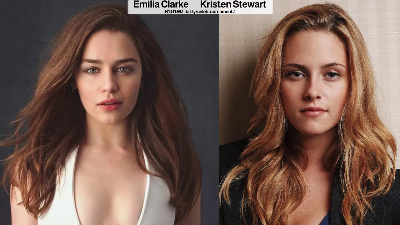 Emilia Clarke or Kristen Stewart posted by lemosiii