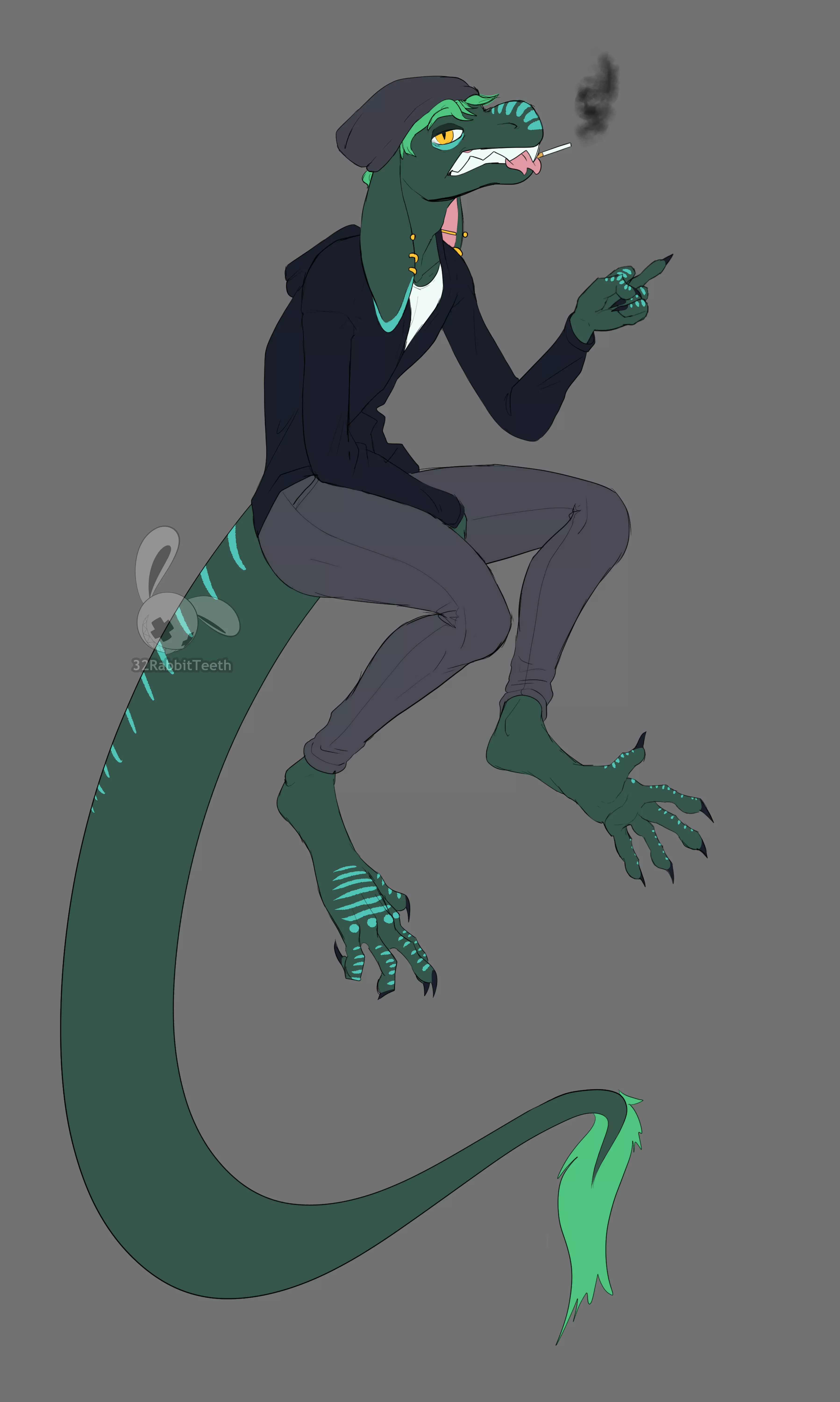 Emo Lizard Dude (32RabbitTeeth) posted by 32RabbitTeeth