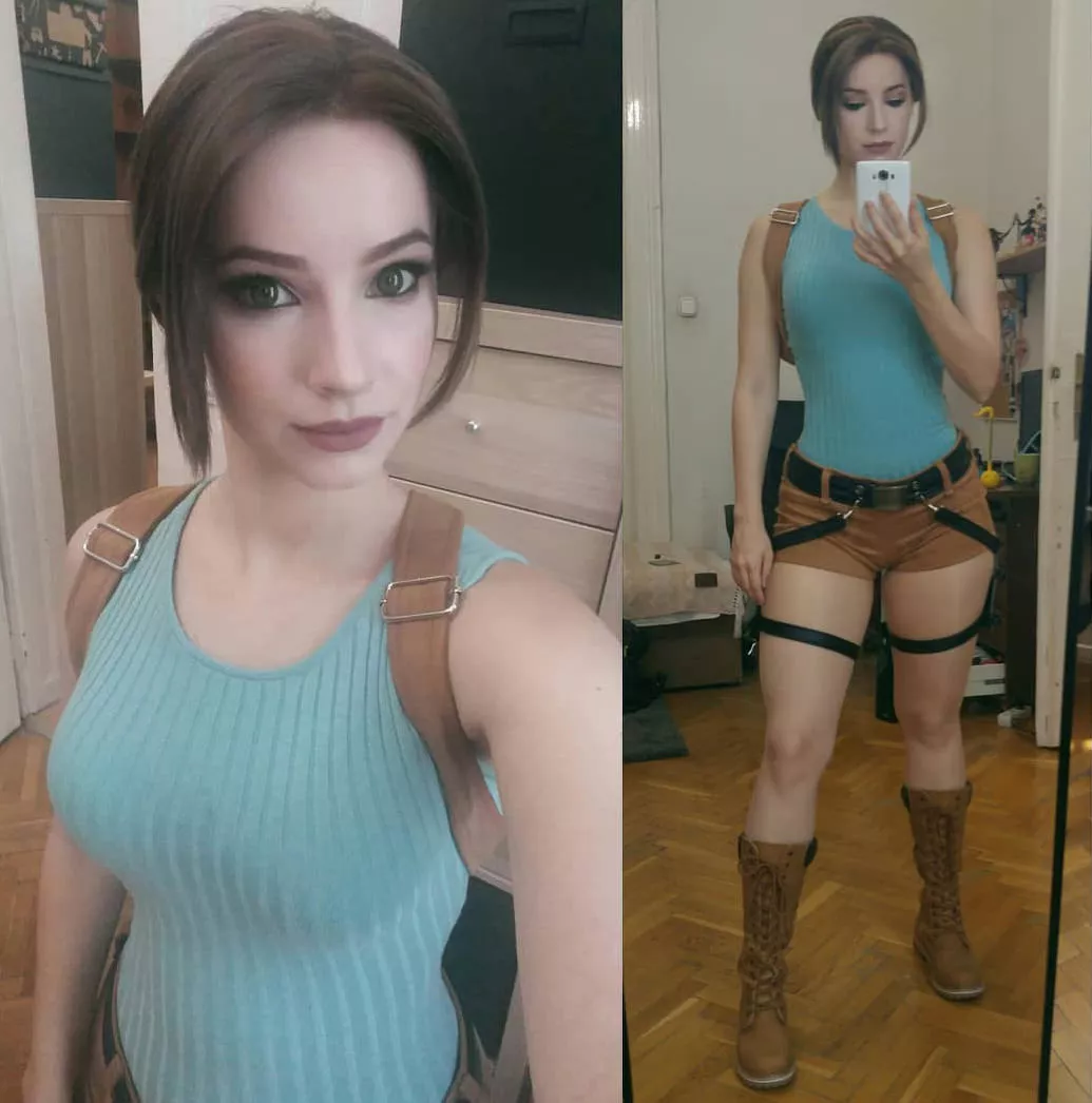 Enji Night as Lara Croft (Tomb Raider: Anniversary) posted by txxxposter