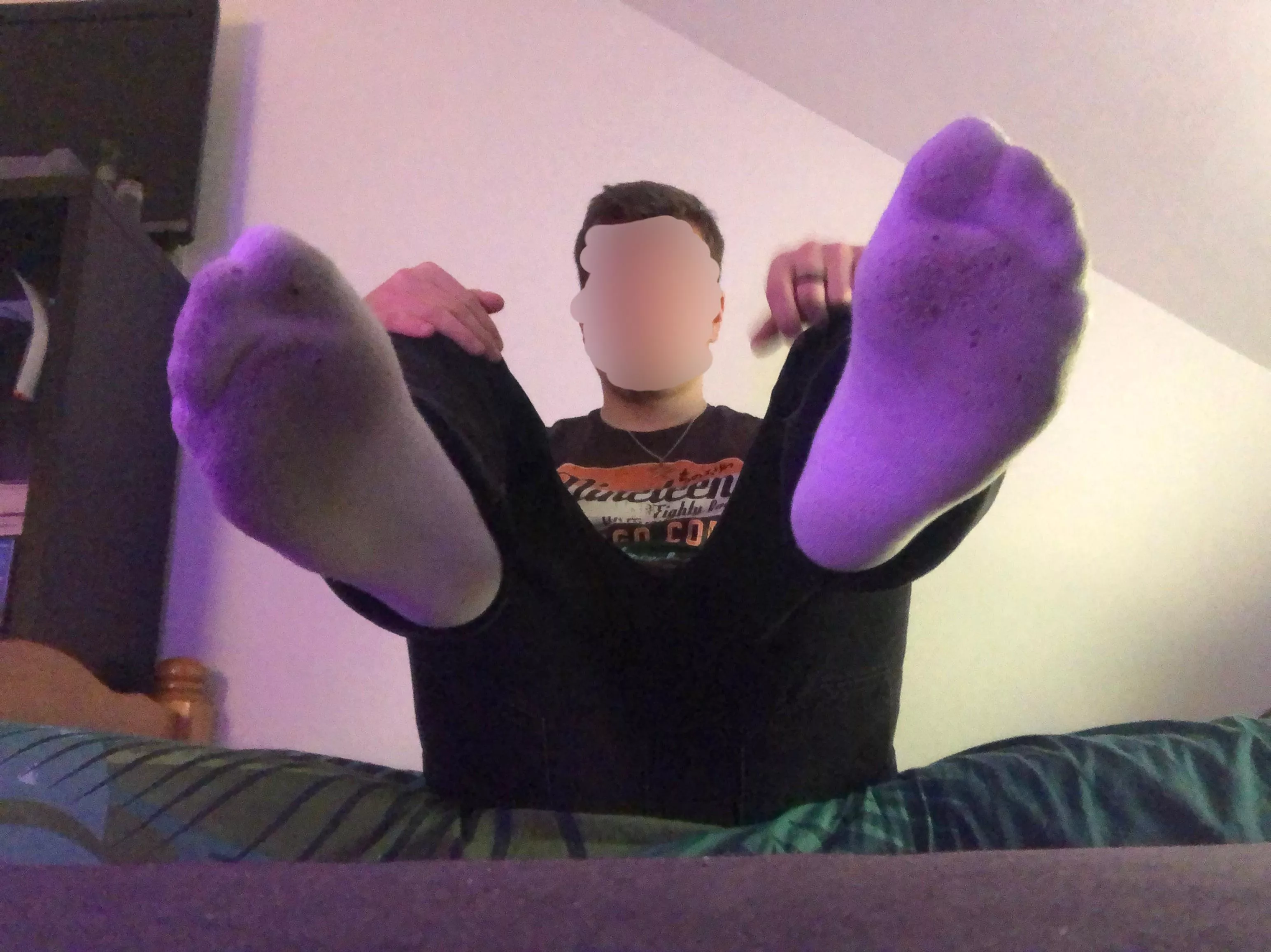 Enjoy my feet and socks 😉 posted by Southern_Win6816