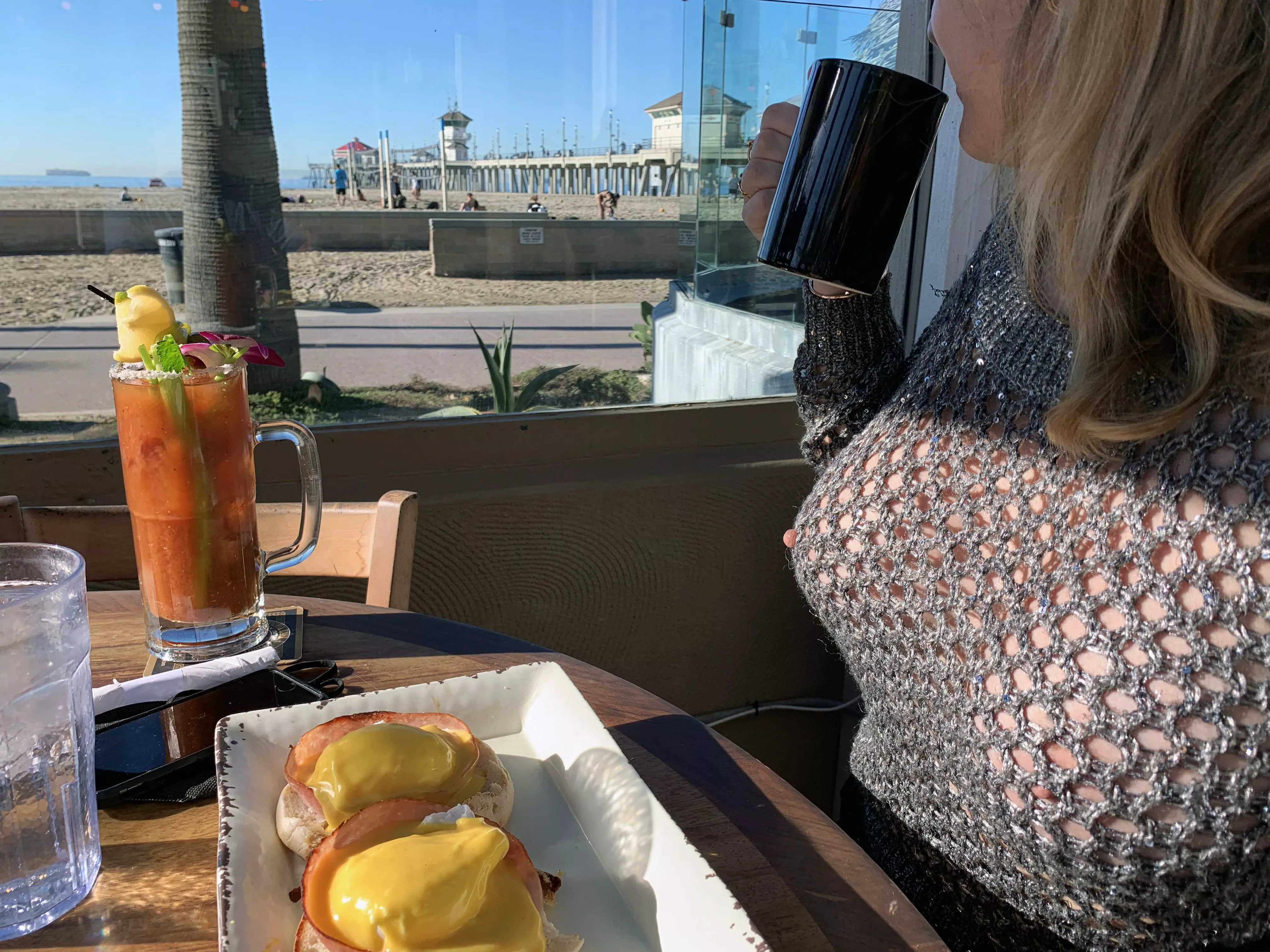 Enjoying a little sunshine w/ breakfast at the beach posted by LucilleAndP