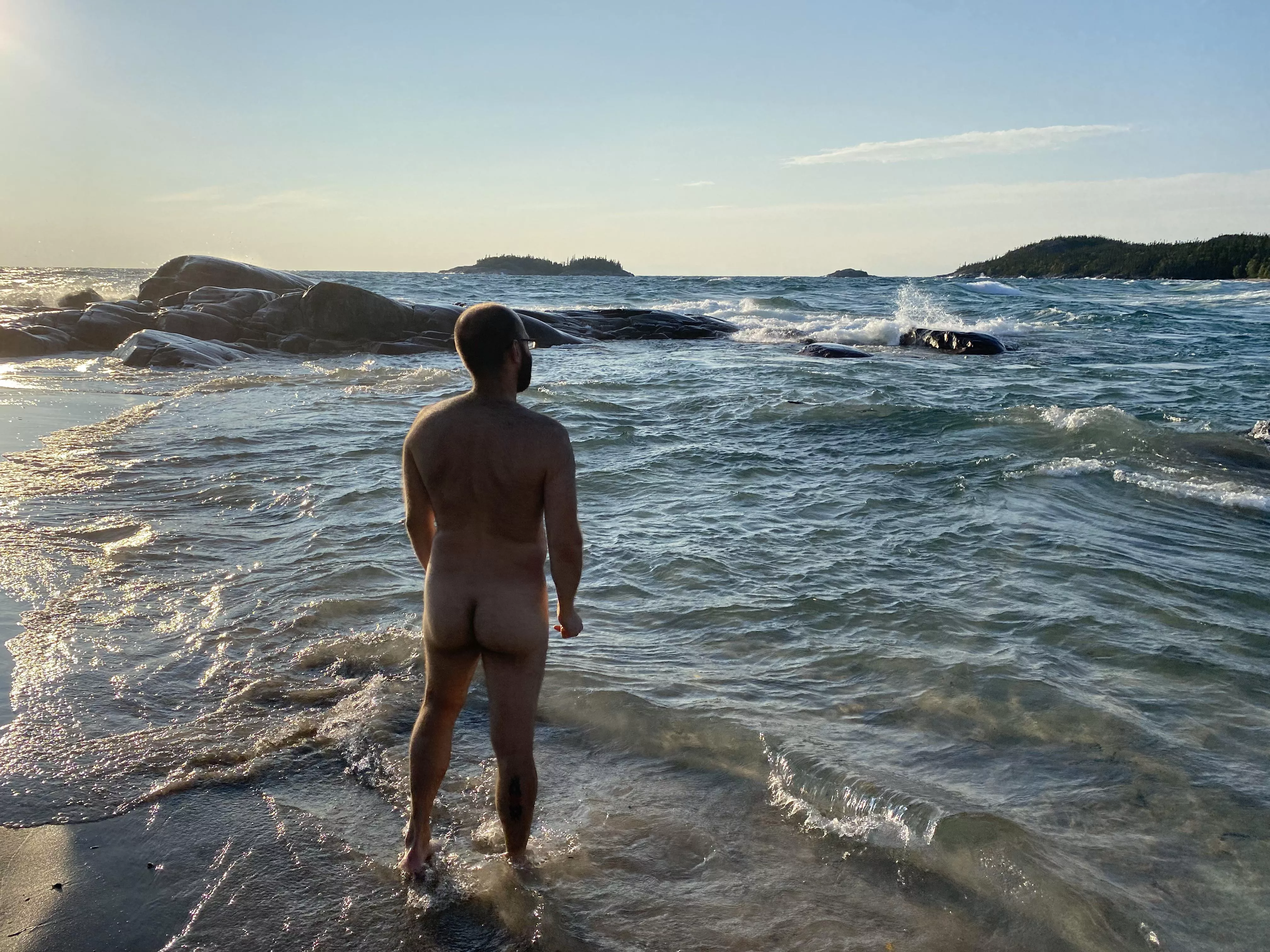 Enjoying the waves on a recent camping trip posted by beardyboner