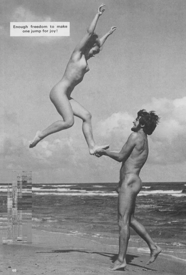 Enough freedom to make one jump for joy ! posted by NaturistPictures