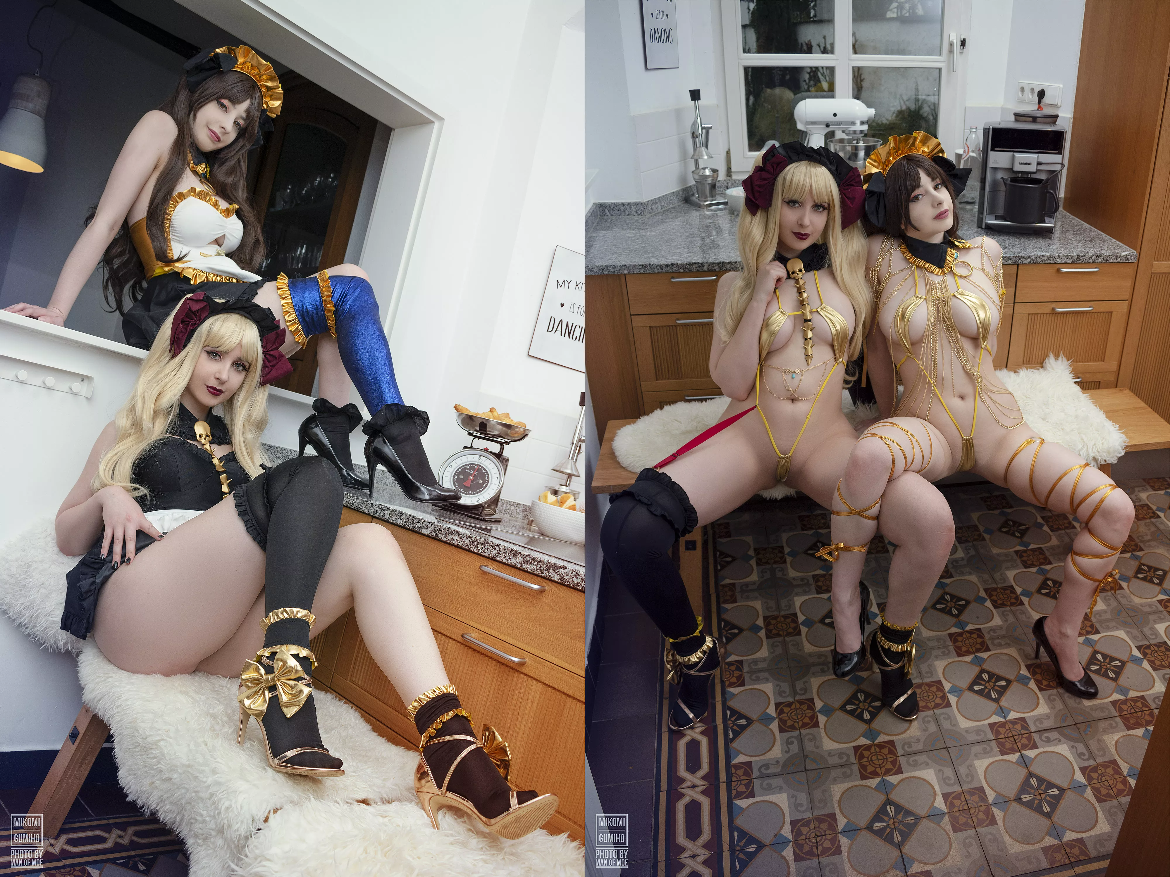 Ereshkigal & Ishtar ON/OFF Cosplay Collab! - Mikomi Hokina & Gumiho.arts posted by [deleted]