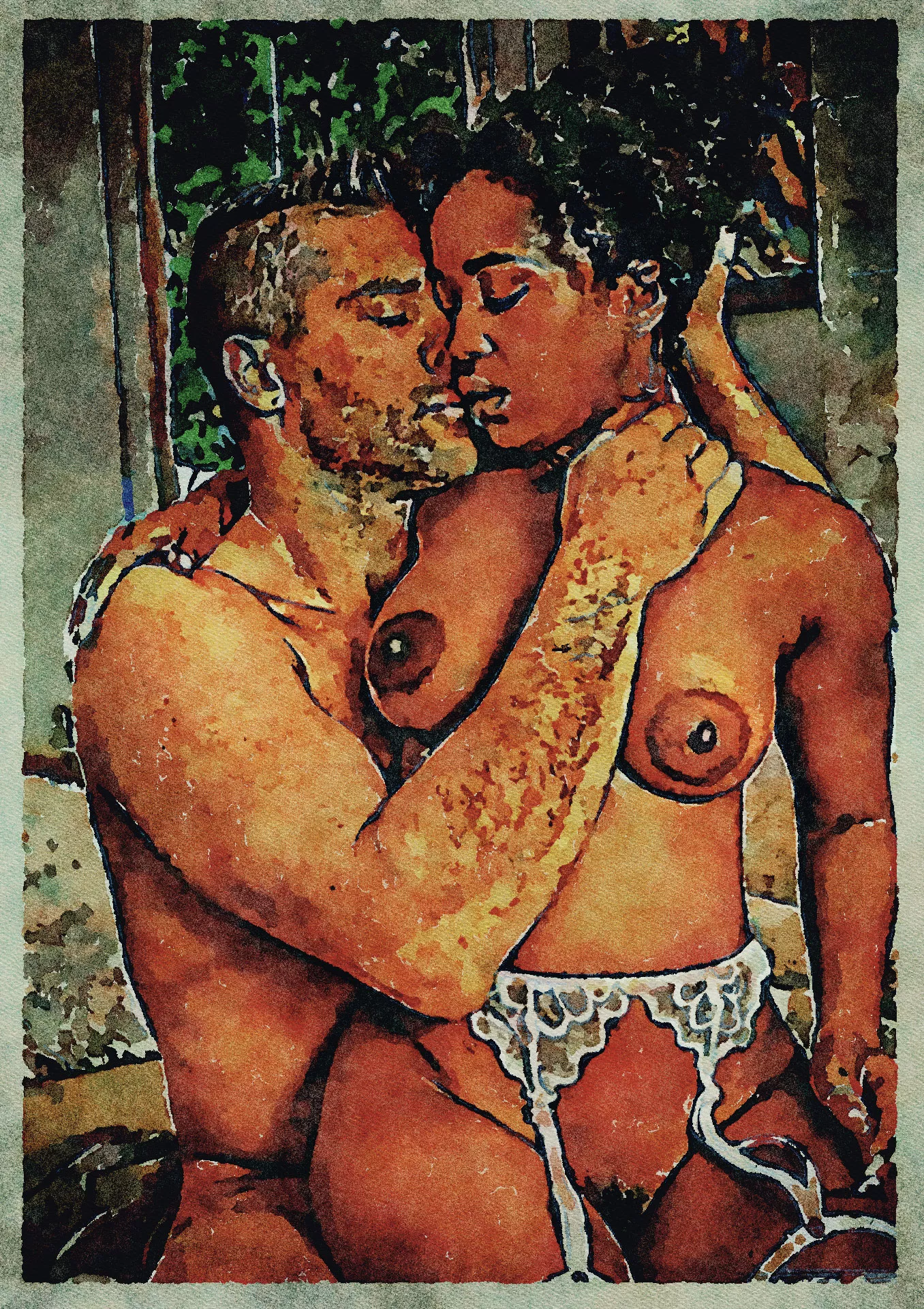 Erotic Digital Watercolor - 11 posted by sexinline