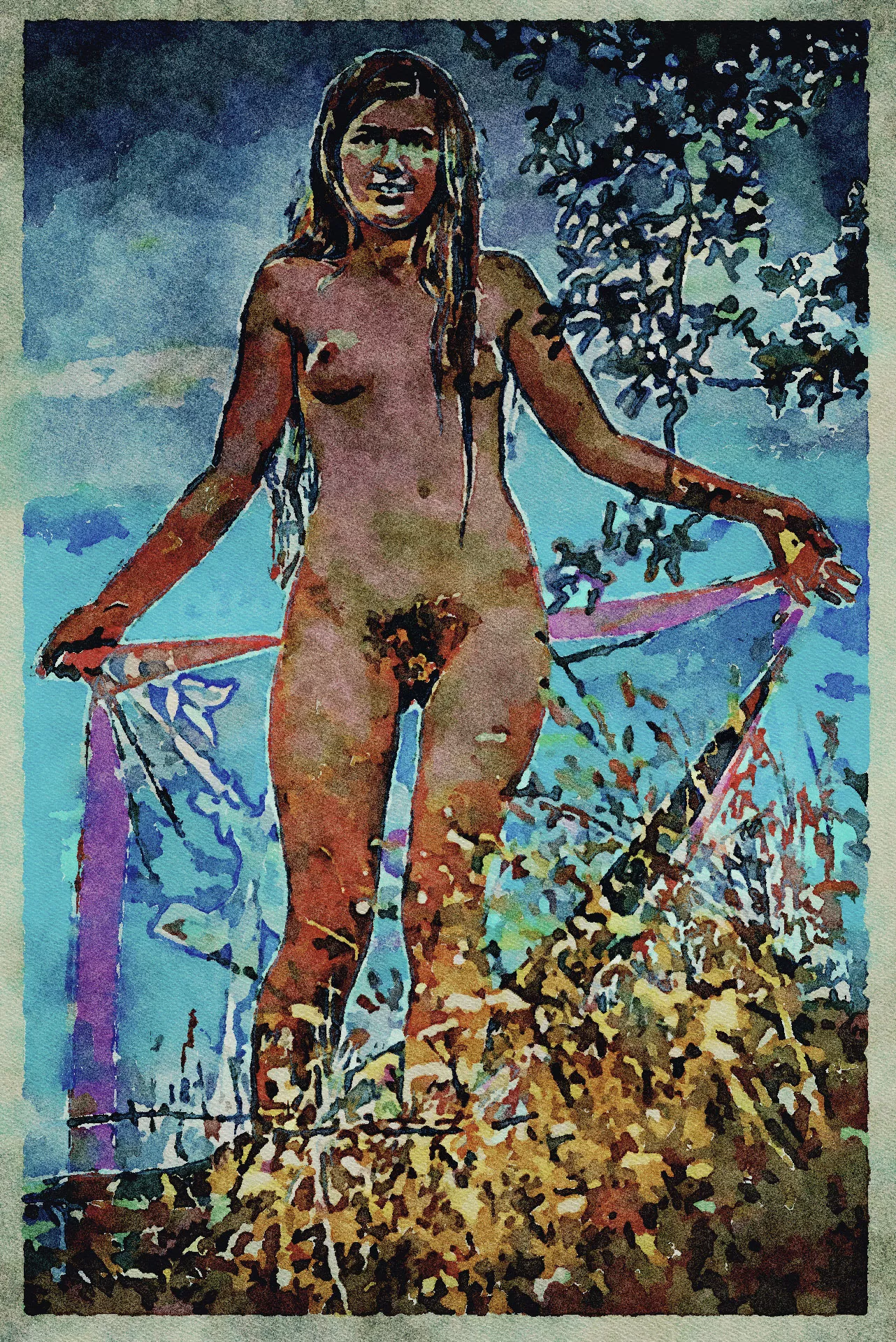 Erotic Digital Watercolor - 2 posted by sexinline