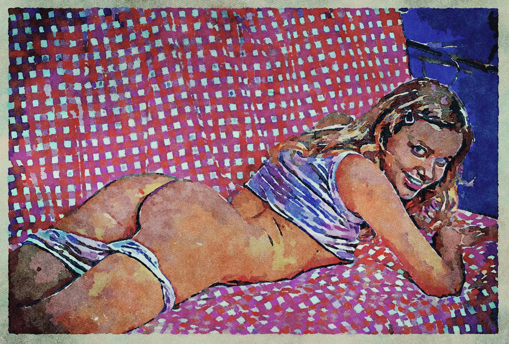 Erotic Digital Watercolor - 27 posted by sexinline