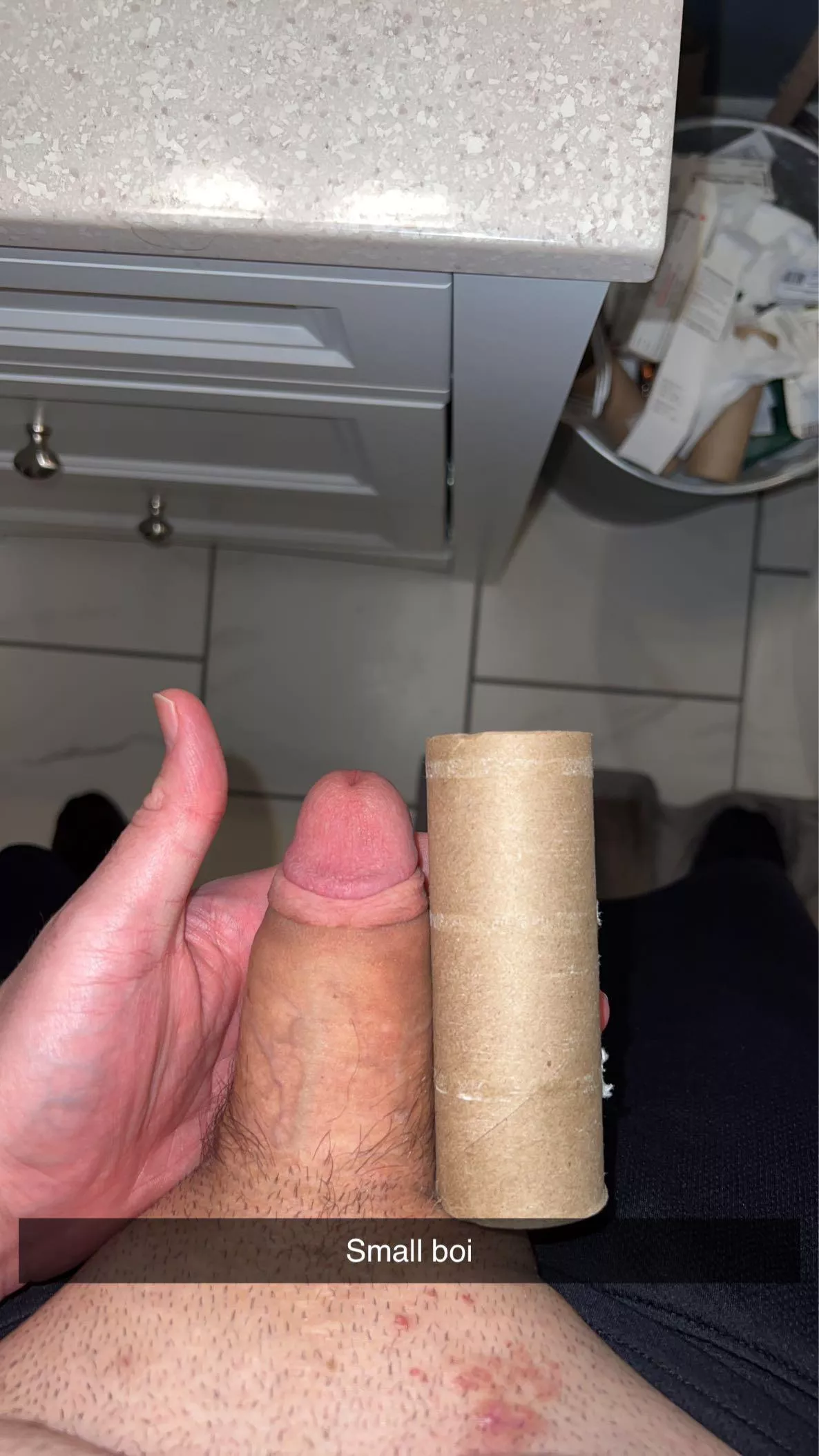 Even a tp roll is bigger than me ðŸ˜© posted by lenoobtube