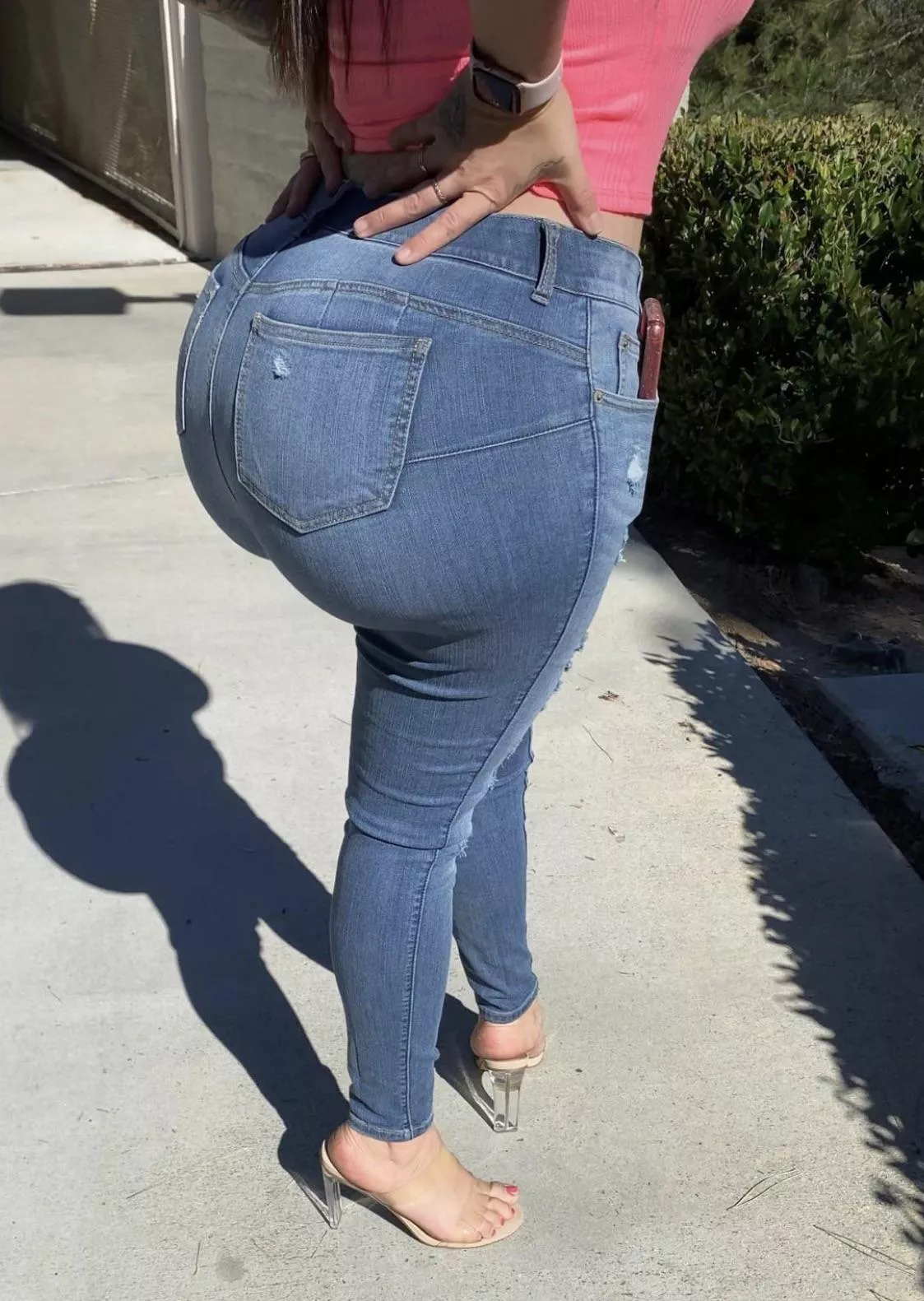 Even her shadow got a fat ass posted by mikewill6900