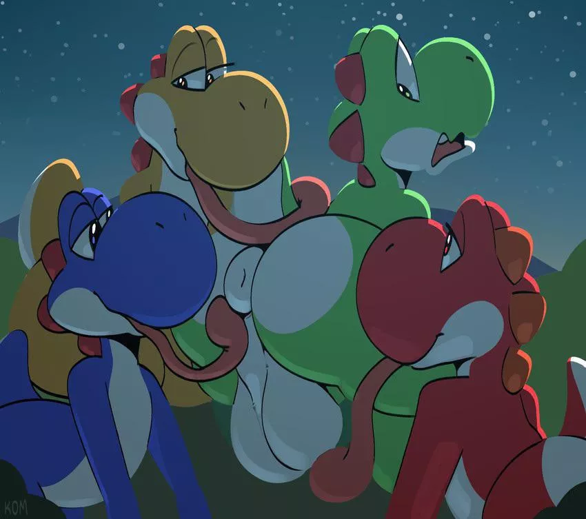 Everyone wants a piece of Yoshi’s ass.. (Komdog) posted by portalsalt