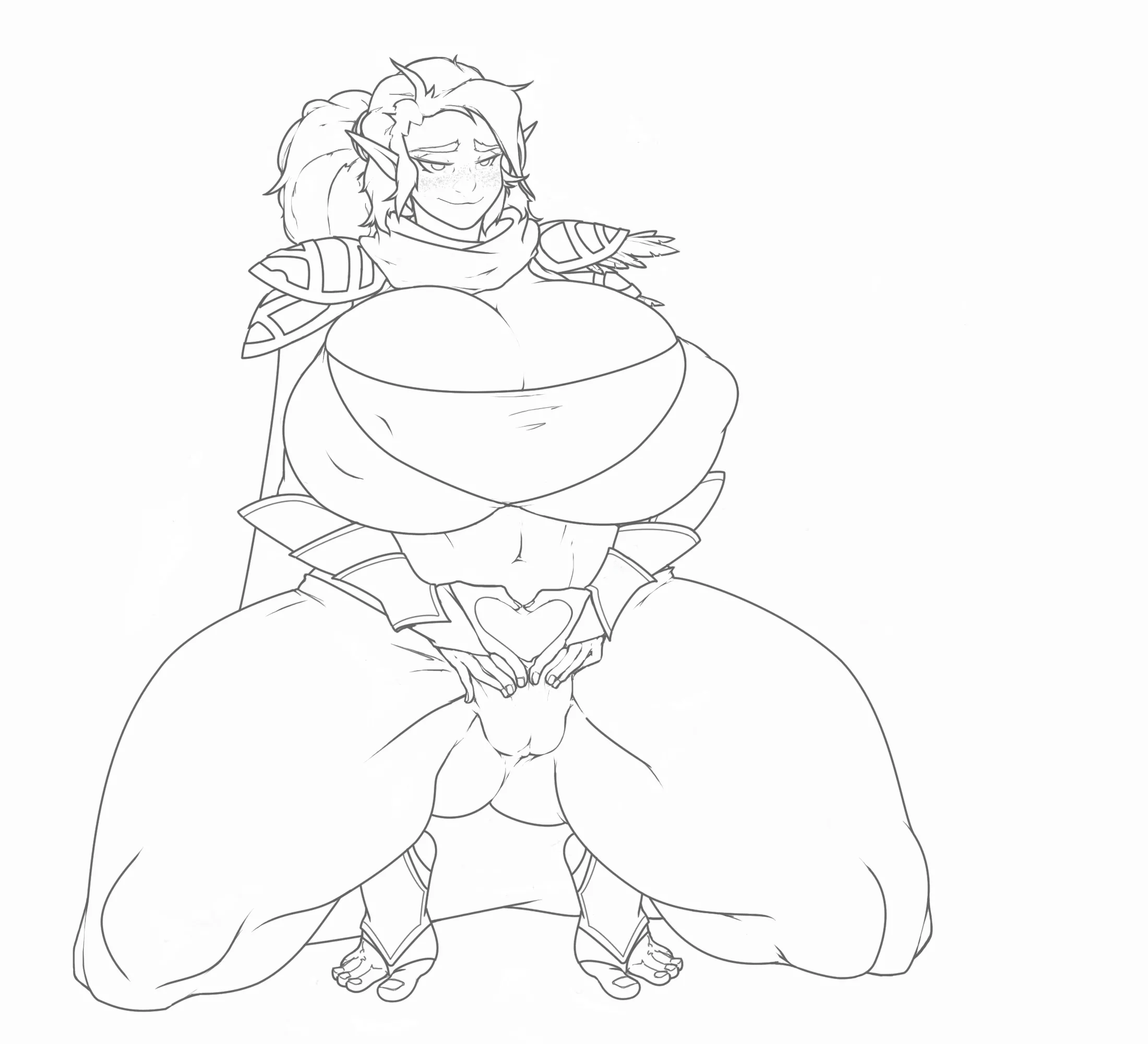 Extra Thick Windrunner Squatting posted by deafan