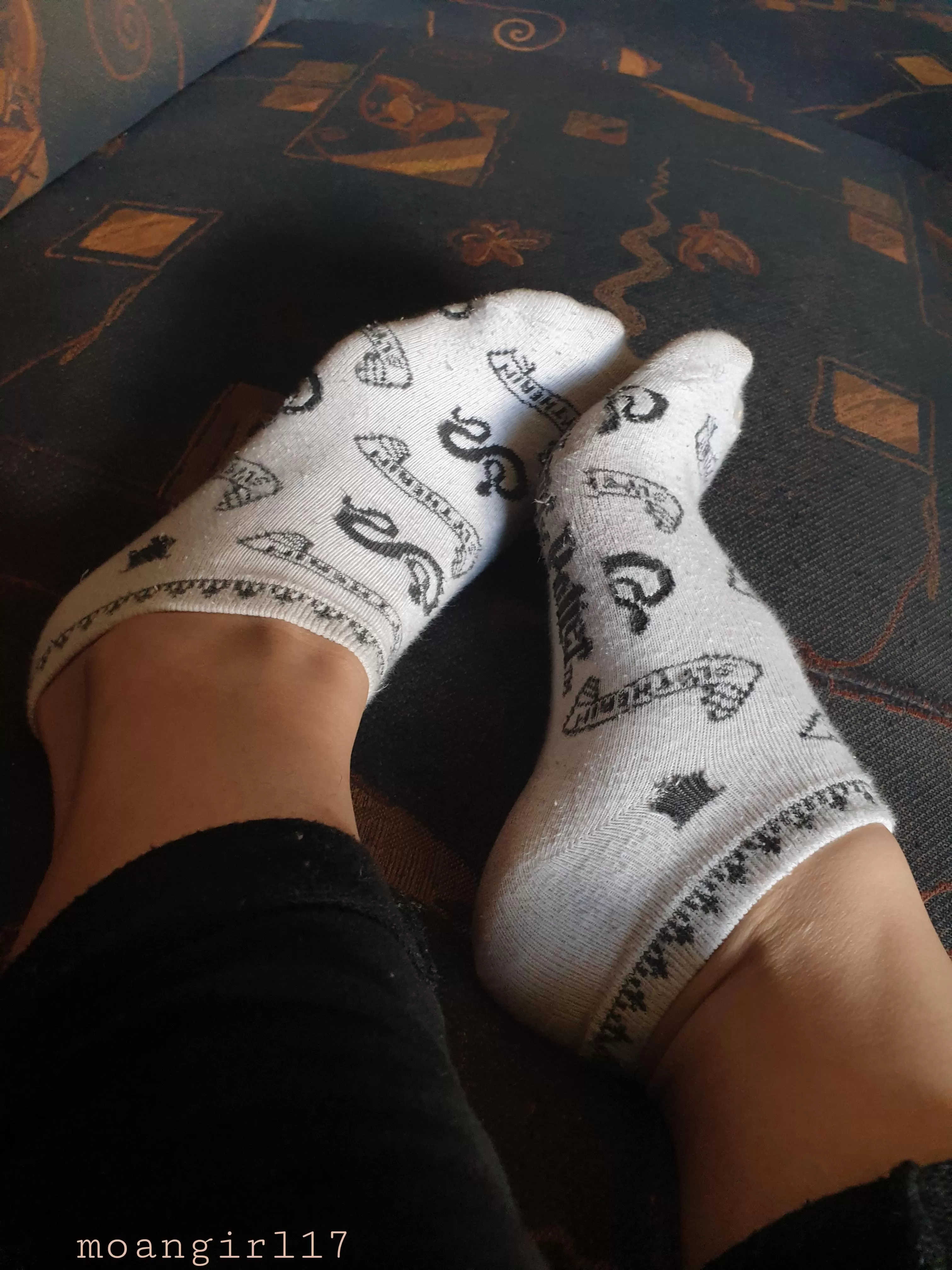 [f] Got some cute new slytherin socks! posted by moangirl17