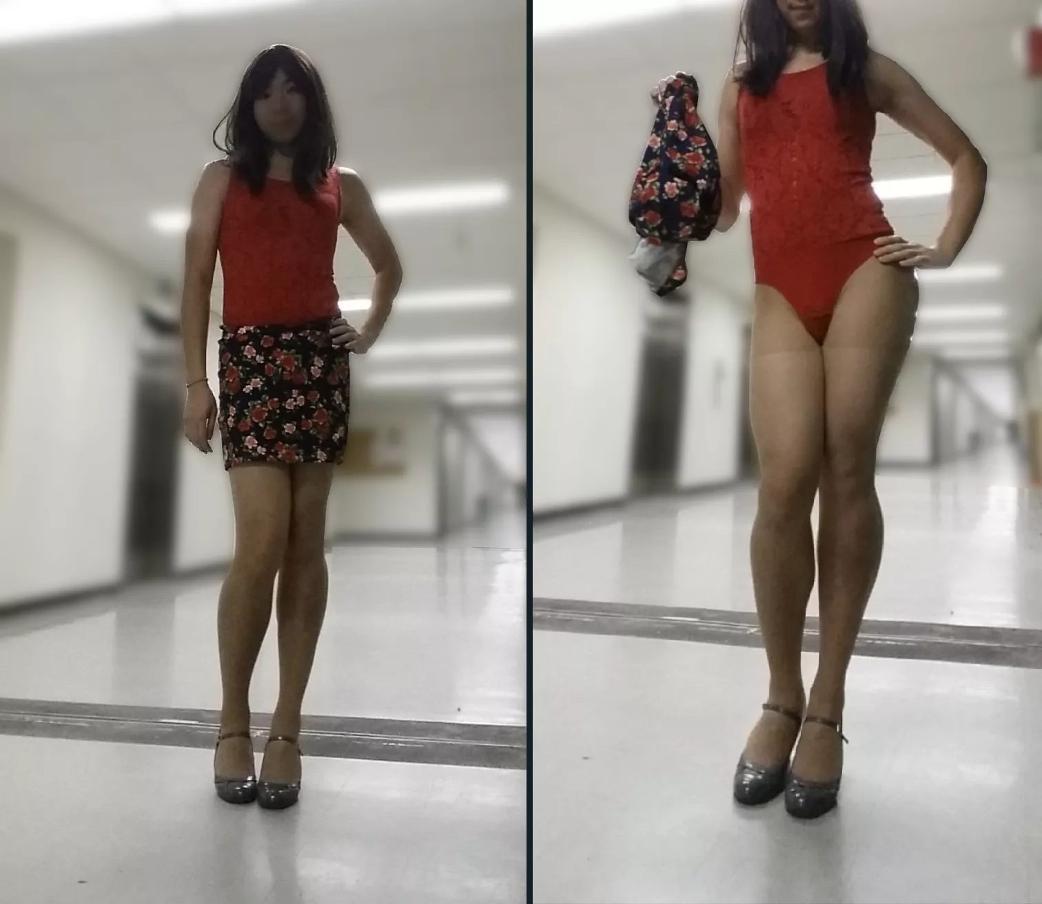 [F] Pro-tip: If you wear a bodysuit to work, you can change into lingerie just by slipping off your skirt. For more thrills, try it at the lift lobby :) (OC) posted by claritydares