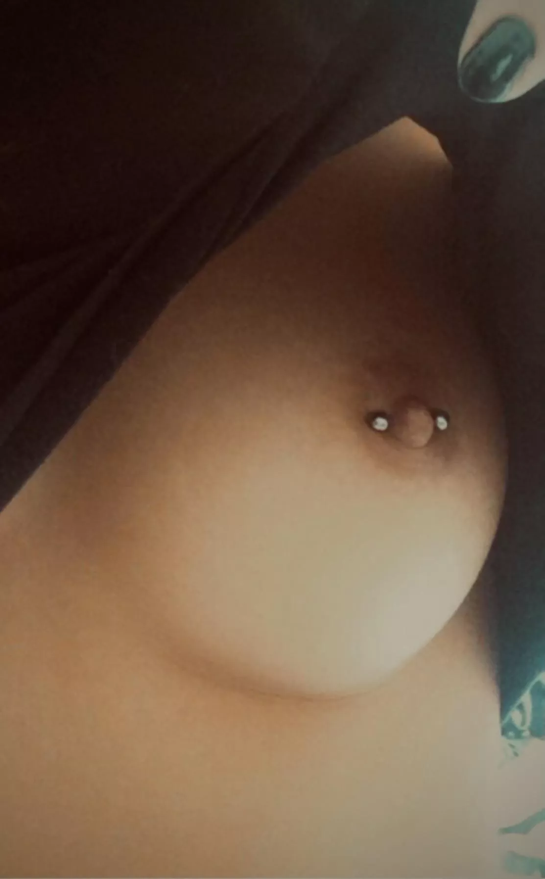 [F,19] Still getting used to my nipple piercings posted by X0x02