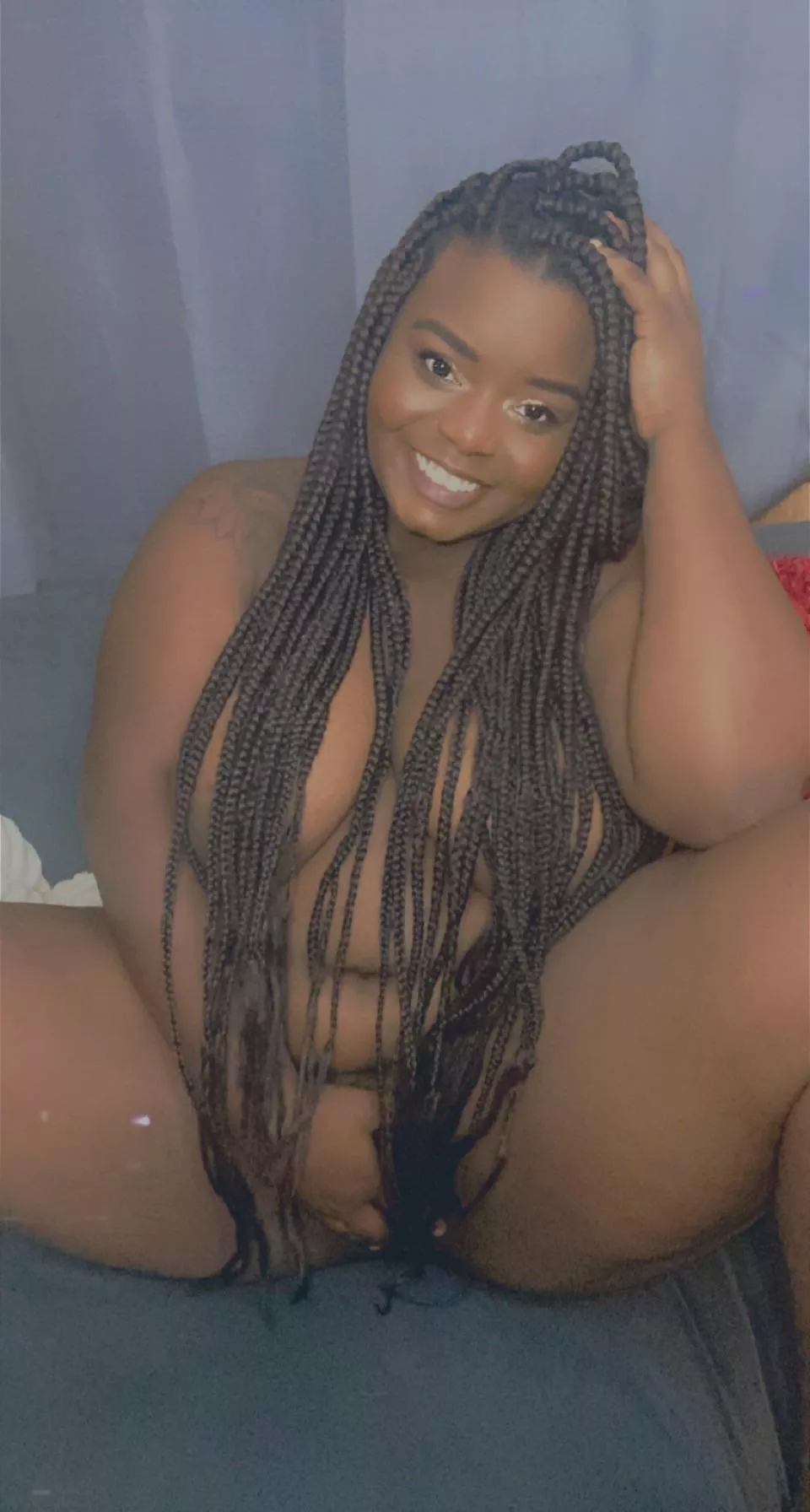 (F23) I have a whole lot of braids for you to pull while you bend me over posted by ebonyxrated