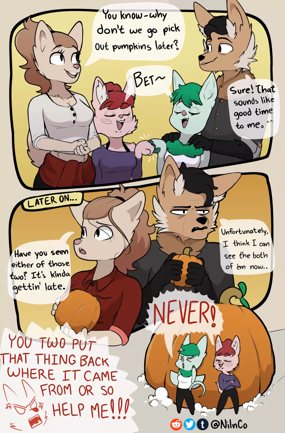 Fall Festivities~ (Art by me! @Nilnco Twitter) posted by NilNCo