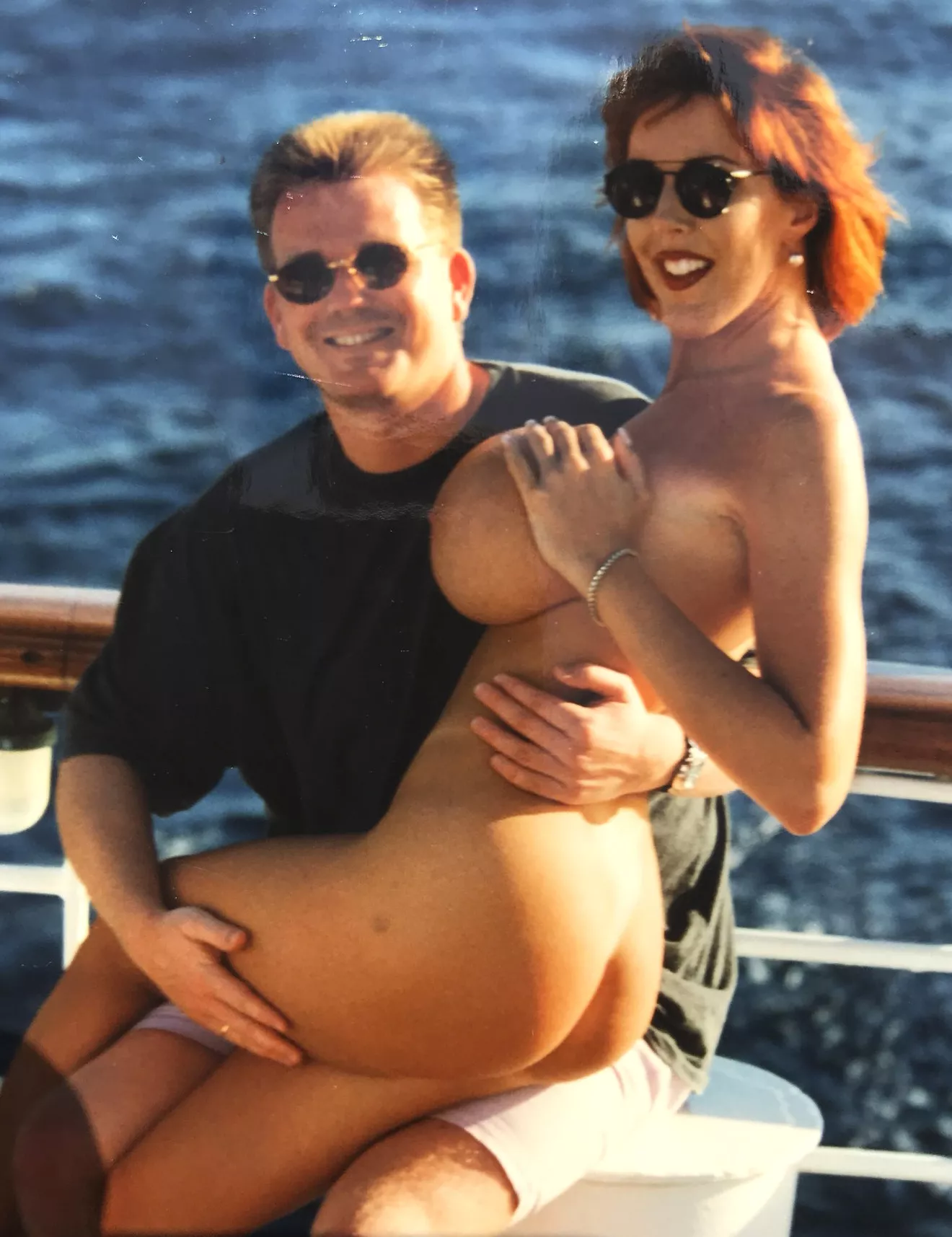 Fantasia and another lucky passenger #BoobCruise posted by Green__Belt