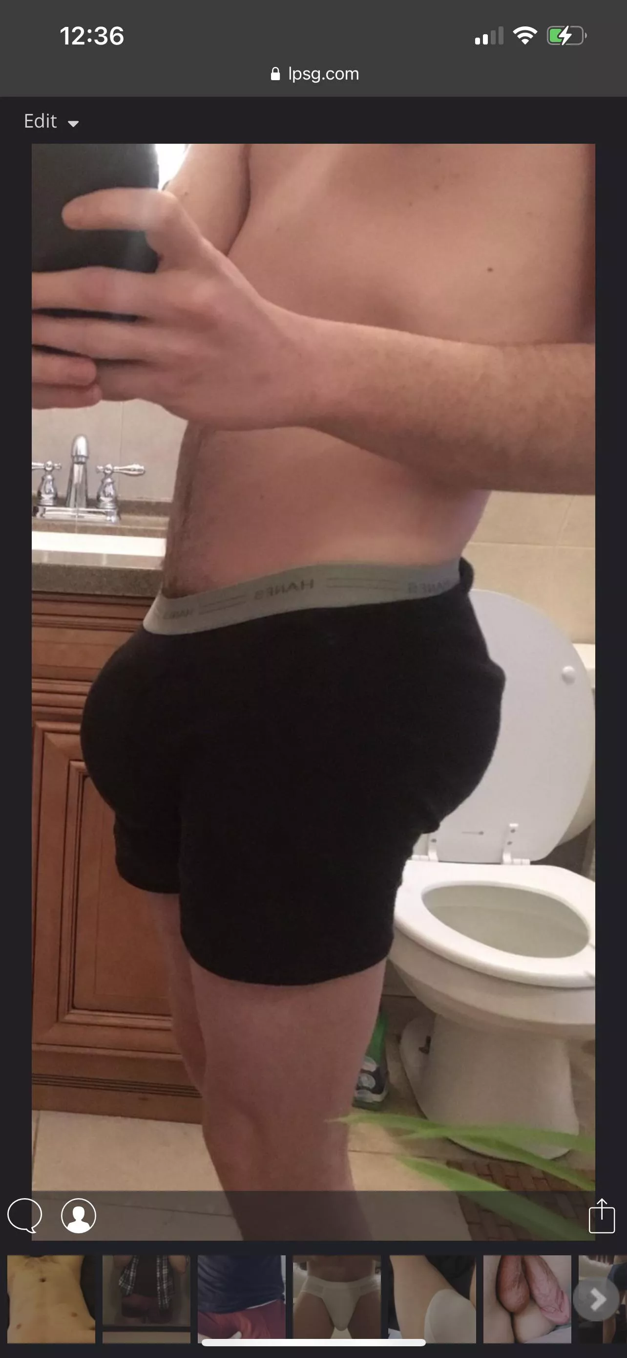 Fat bulge after pumping posted by bulgedylan