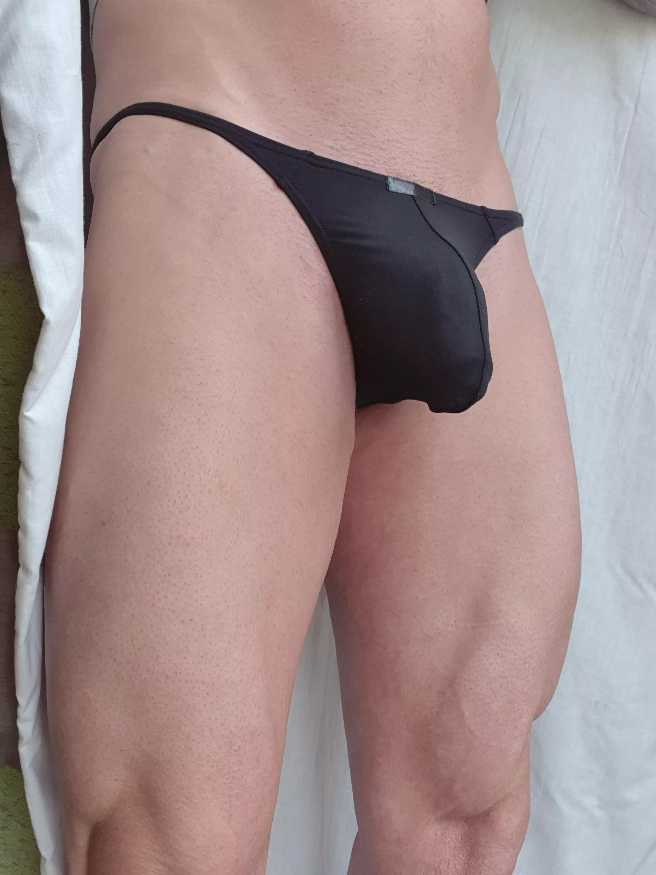 Favourite little black thong posted by Scarl3ss