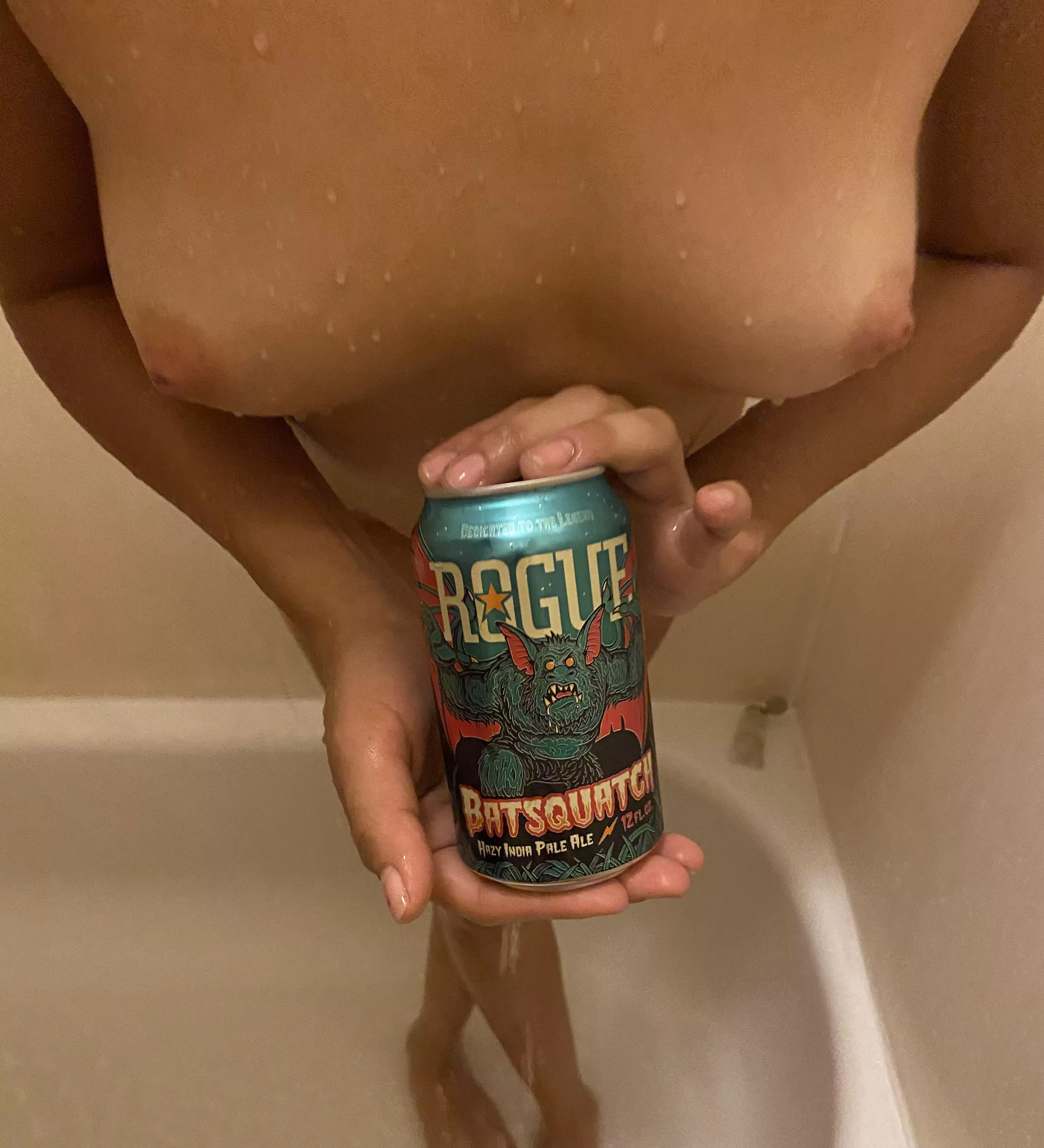 Feeling a little Rogue while drinking this Batsquatch. posted by littledesertrose