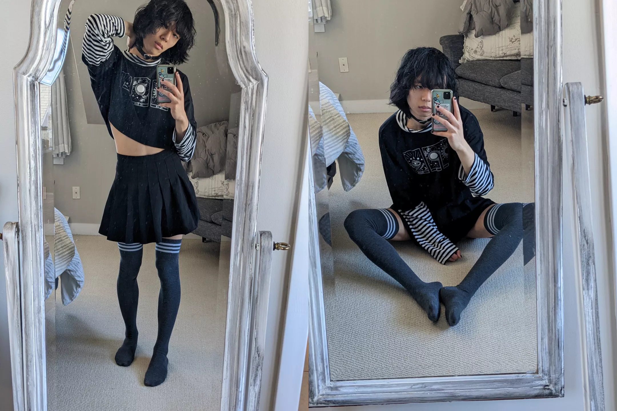 feeling angsty today 🖤 posted by ann_wears_cat_ears